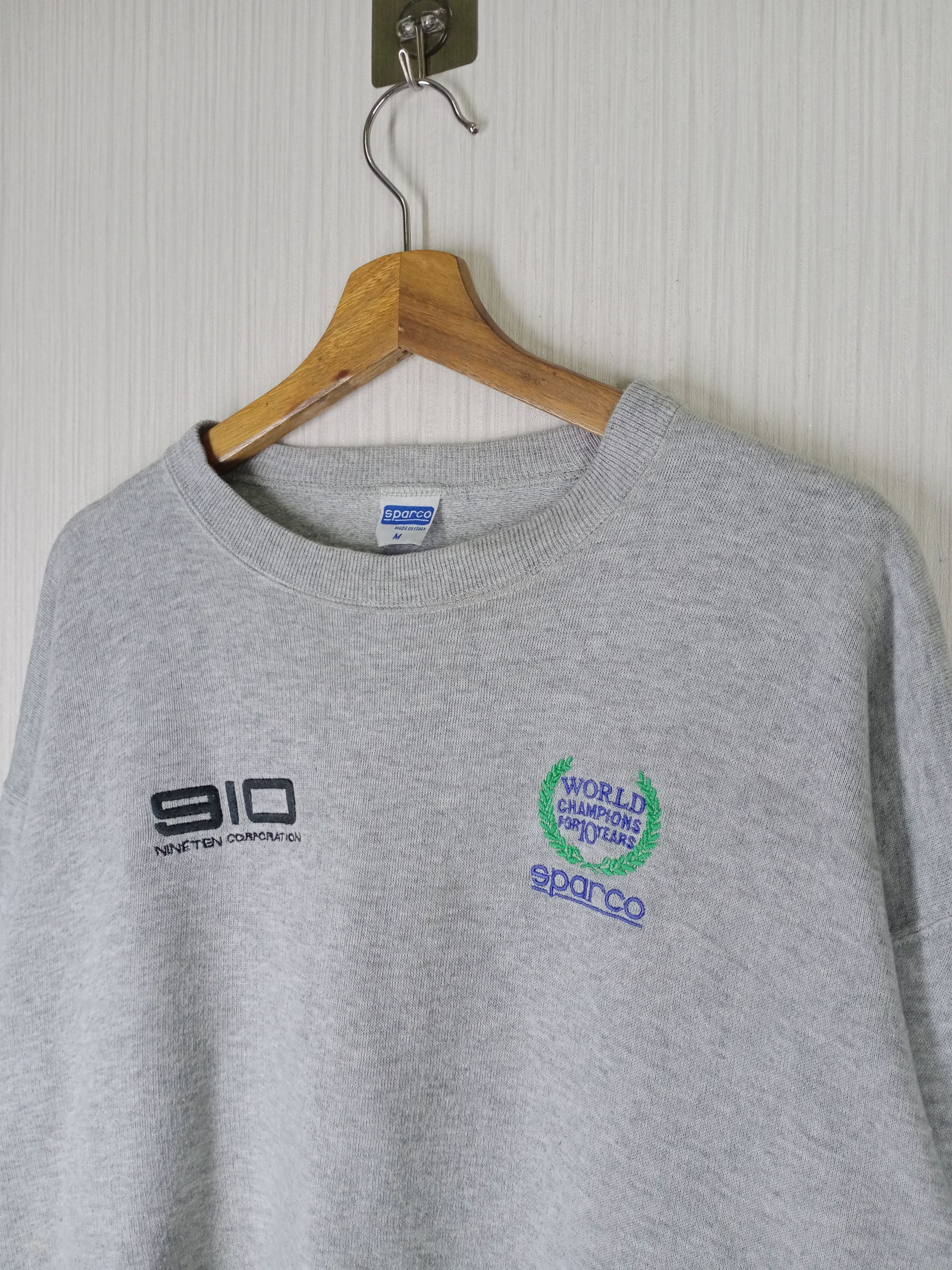 Gear for Sports Rare Vintage Sparco World Champion Sweatshirt Size US M / EU 48-50 / 2 - 1 Thumbnail