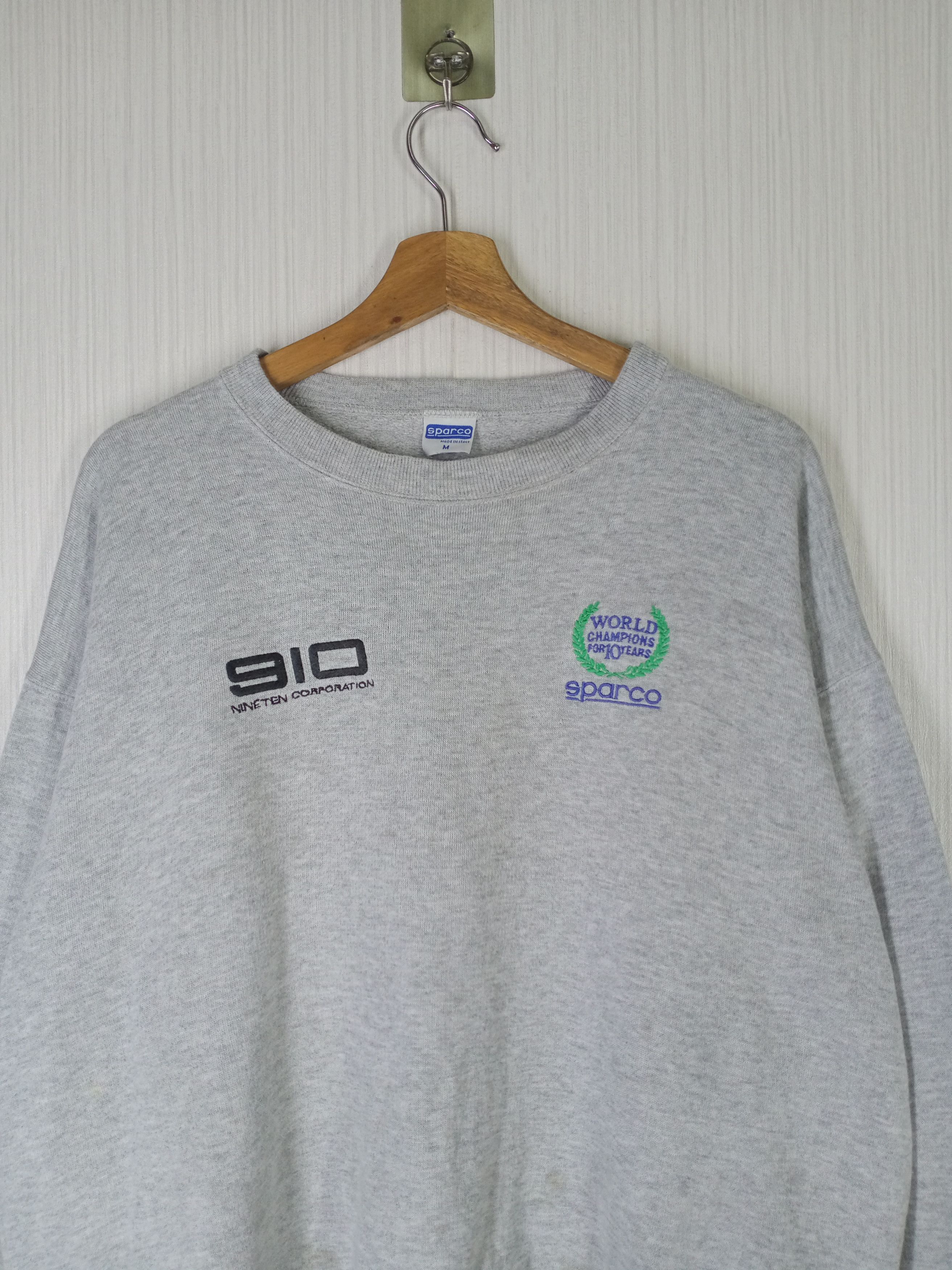 Gear for Sports Rare Vintage Sparco World Champion Sweatshirt Size US M / EU 48-50 / 2 - 3 Thumbnail