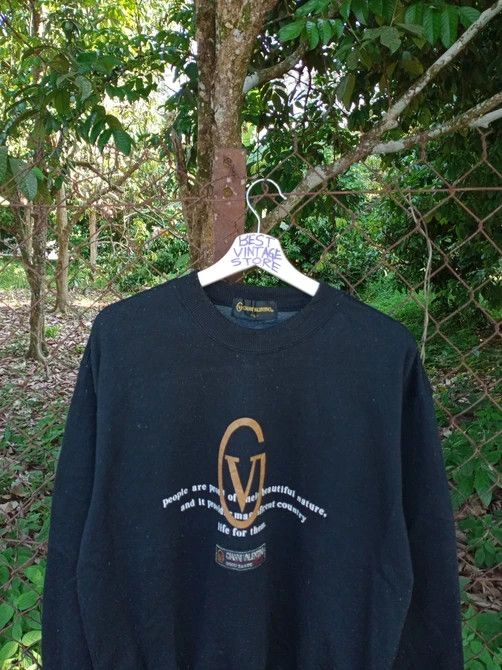 Gianni Valentino Vintage 90's Gianni Valentino Embroidered Logo Crewneck Size US L / EU 52-54 / 3 - 2 Thumbnail