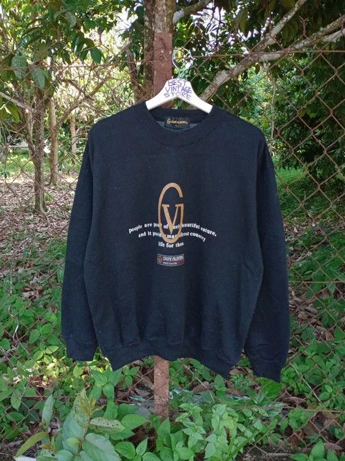 Gianni Valentino Vintage 90's Gianni Valentino Embroidered Logo Crewneck Size US L / EU 52-54 / 3 - 1 Thumbnail