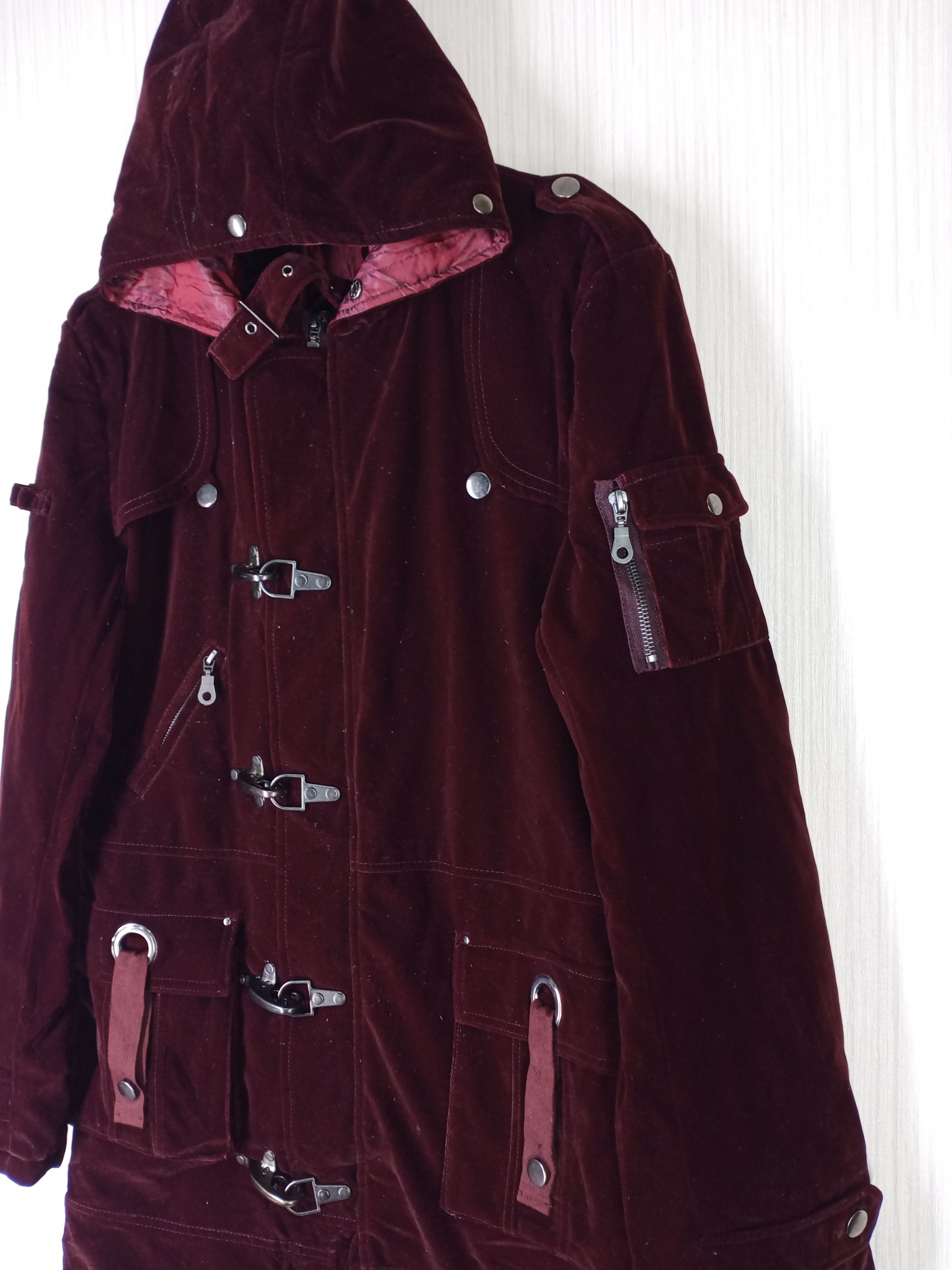 Japanese Brand AUTHENTIC JAPAN SEDITIONARIES PUNK VELVET PARKA JACKET Size US M / EU 48-50 / 2 - 3 Thumbnail