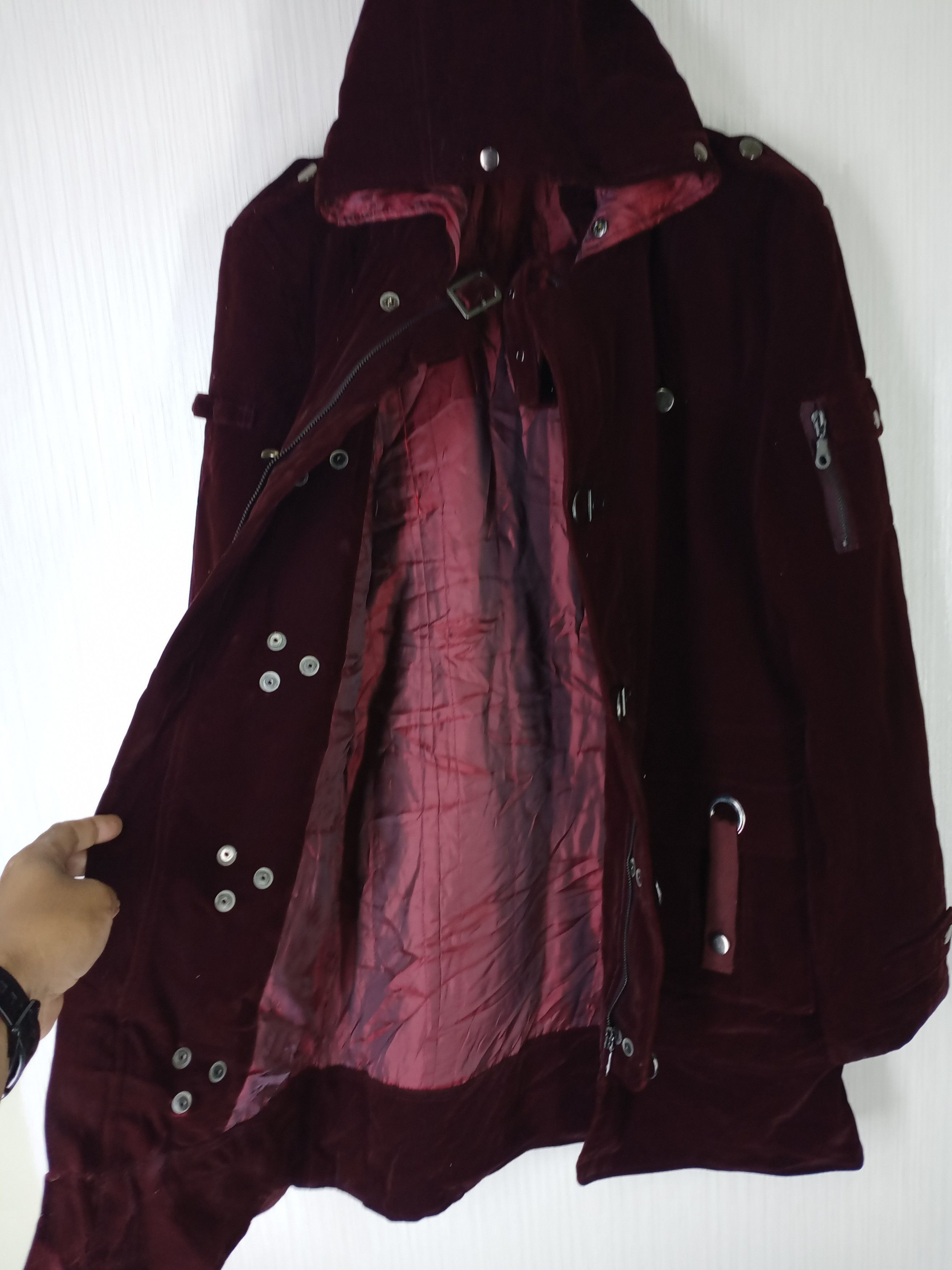 Japanese Brand AUTHENTIC JAPAN SEDITIONARIES PUNK VELVET PARKA JACKET Size US M / EU 48-50 / 2 - 6 Thumbnail