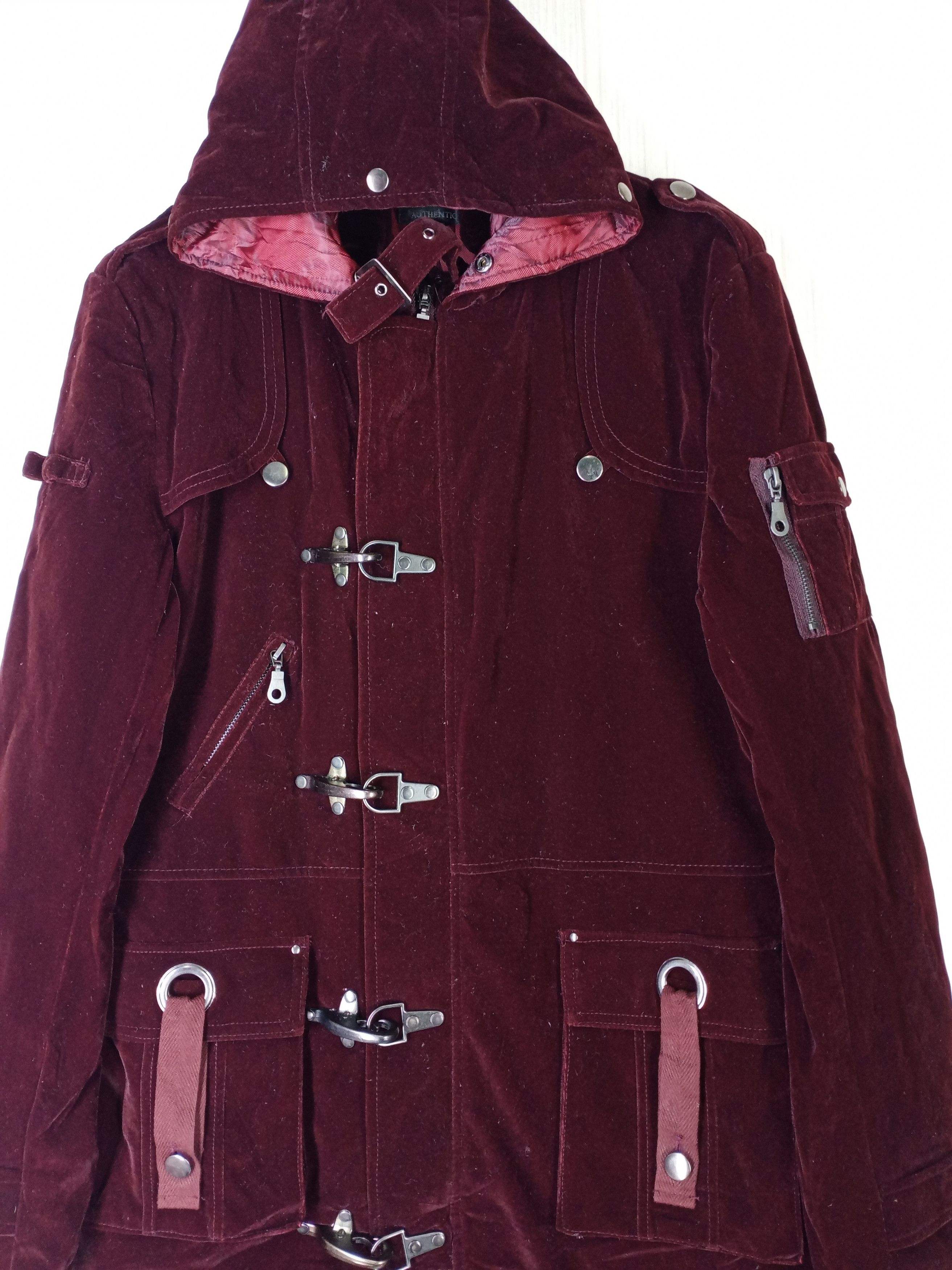 Japanese Brand AUTHENTIC JAPAN SEDITIONARIES PUNK VELVET PARKA JACKET Size US M / EU 48-50 / 2 - 2 Thumbnail