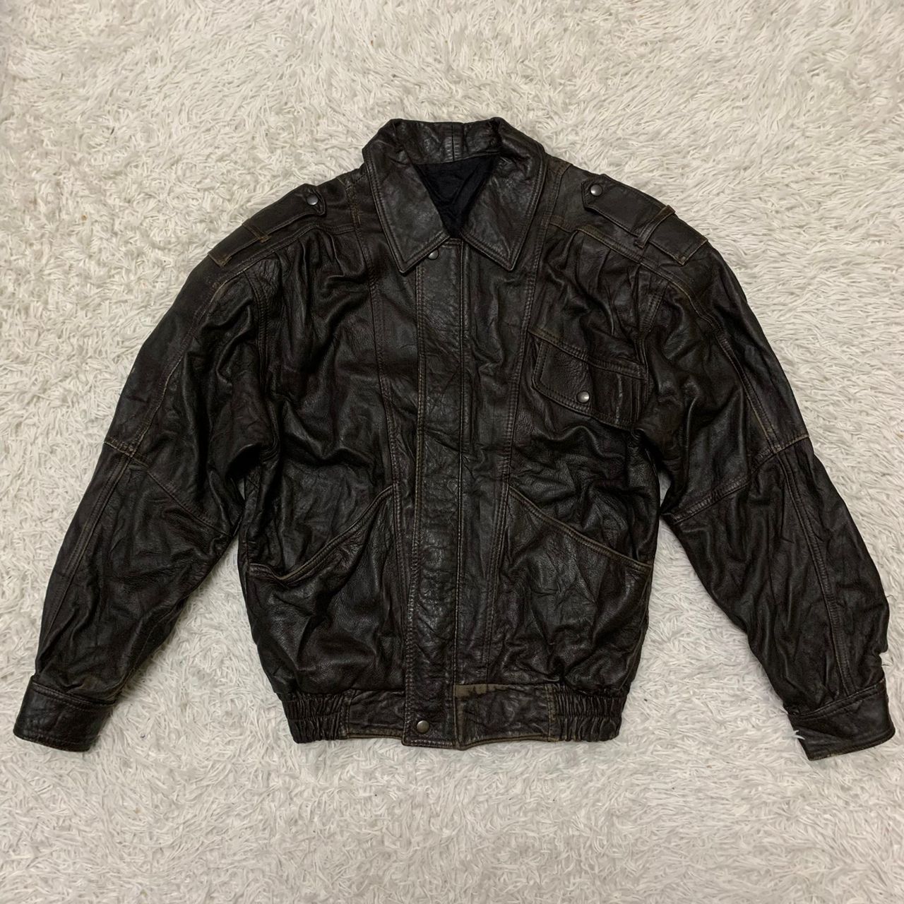 Leather Lezard leather jacket made in Italy Size US S / EU 44-46 / 1 - 1 Thumbnail