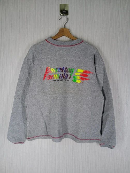 Benetton Vintage Benetton Formula 1 Racing Team Sweatshirt Size US M / EU 48-50 / 2 - 2 Thumbnail