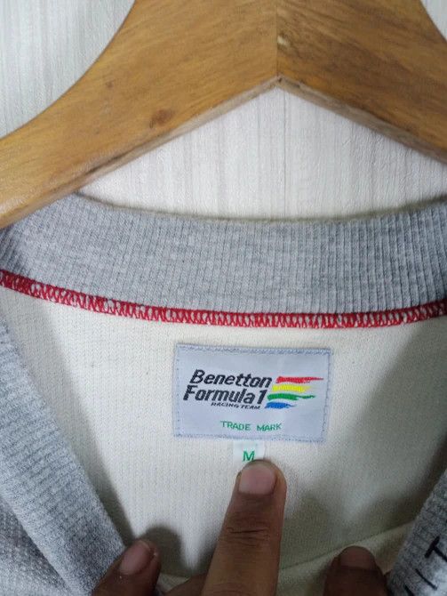 Benetton Vintage Benetton Formula 1 Racing Team Sweatshirt Size US M / EU 48-50 / 2 - 5 Thumbnail