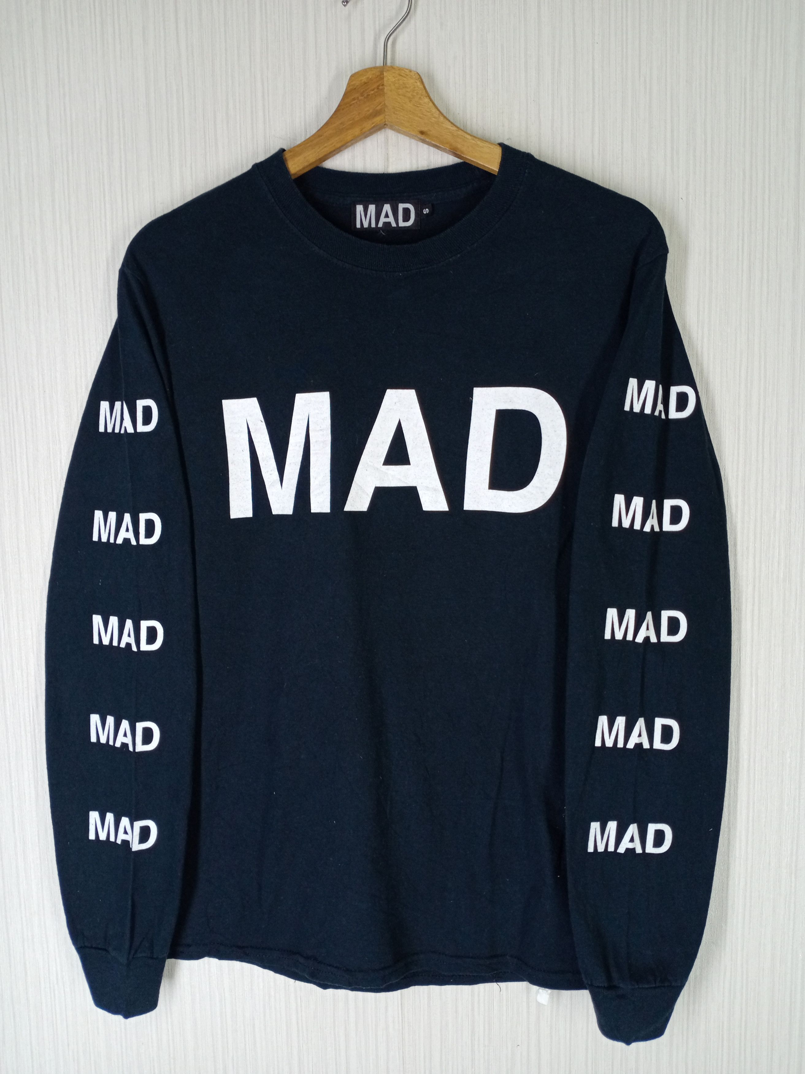 image of Undercover Mad Long Sleeve Tshirt in Black, Men's (Size Small)