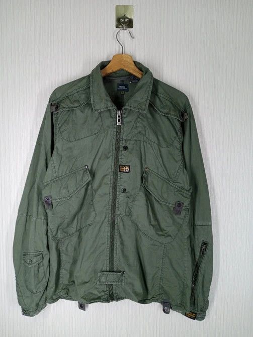 G-Star G Star Raw Tactical Pocket Light Jacket Army Style Size US L / EU 52-54 / 3 - 4 Thumbnail