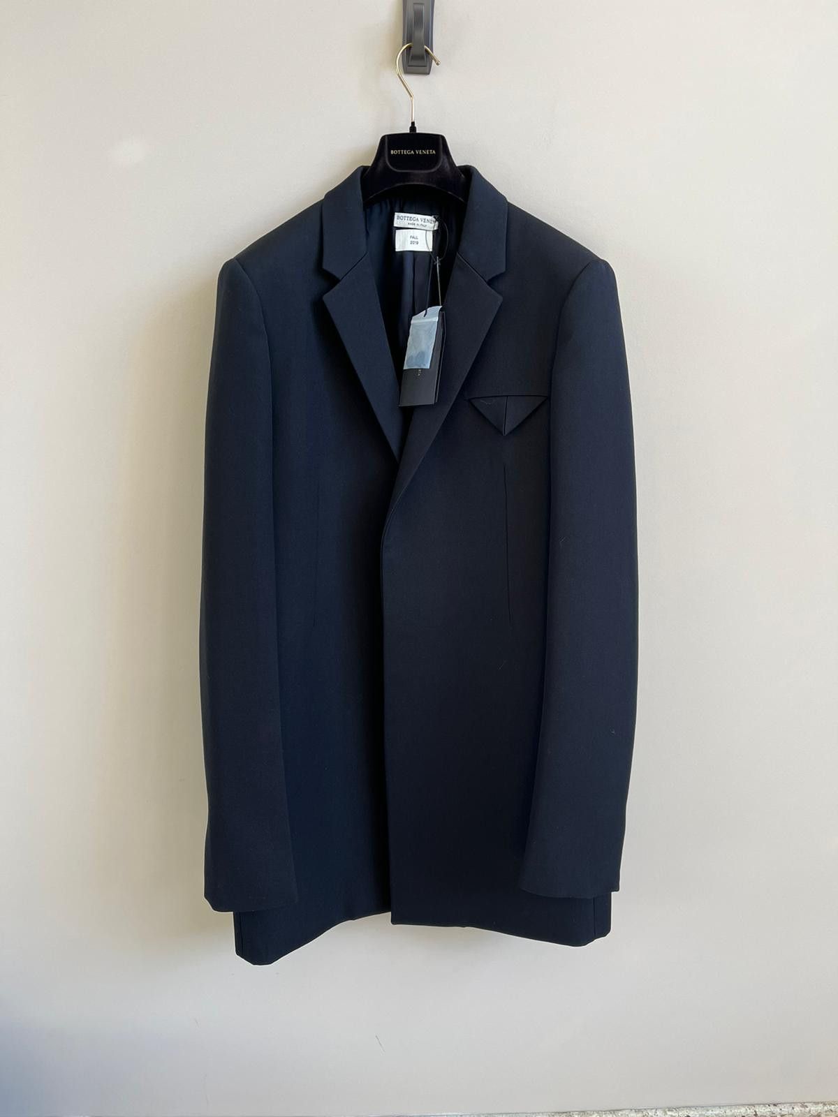 Bottega Veneta Double Compact Wool Blazer in Black Color Size US M / EU 48-50 / 2 - 1 Thumbnail