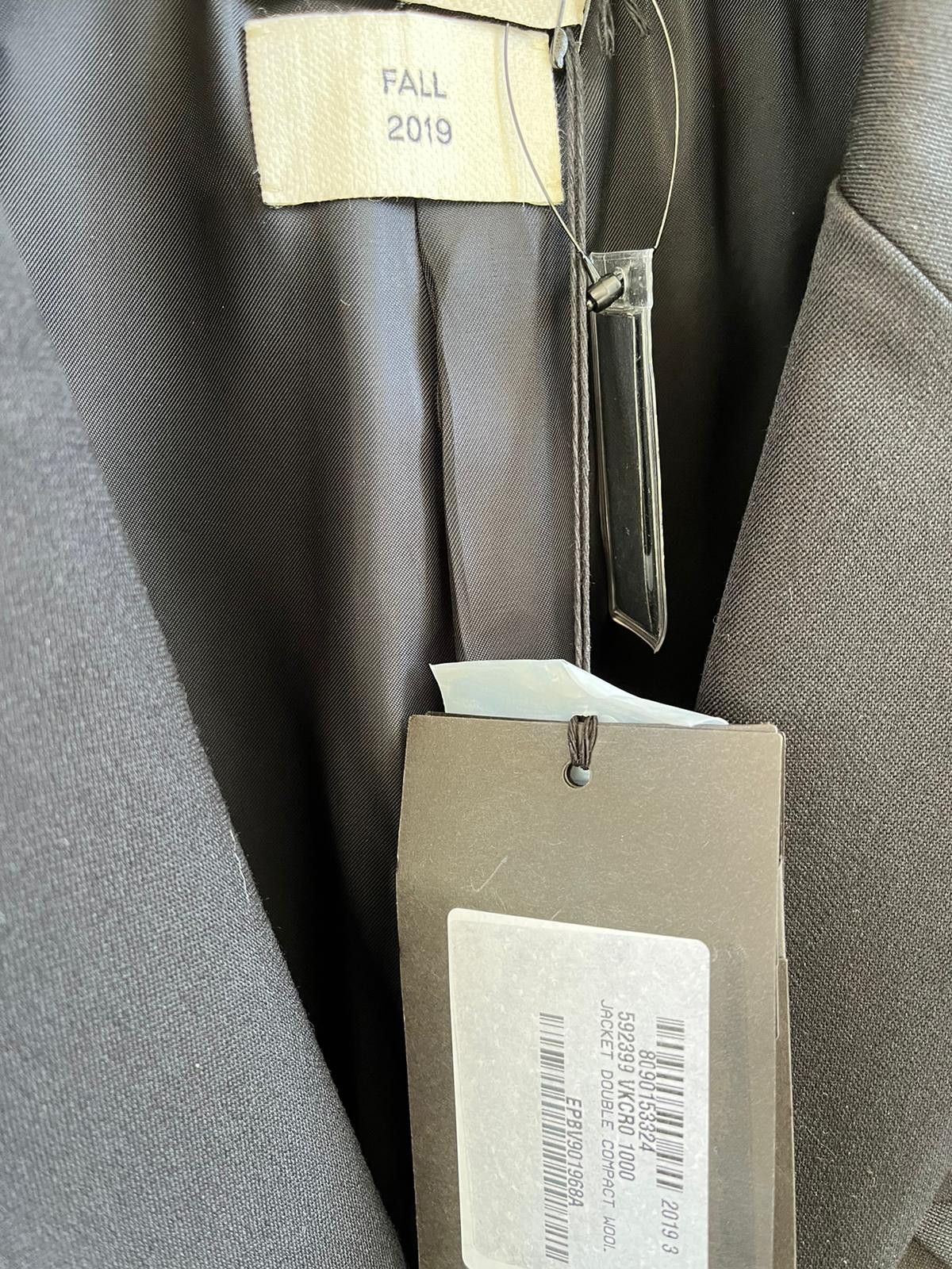 Bottega Veneta Double Compact Wool Blazer in Black Color Size US M / EU 48-50 / 2 - 11 Thumbnail