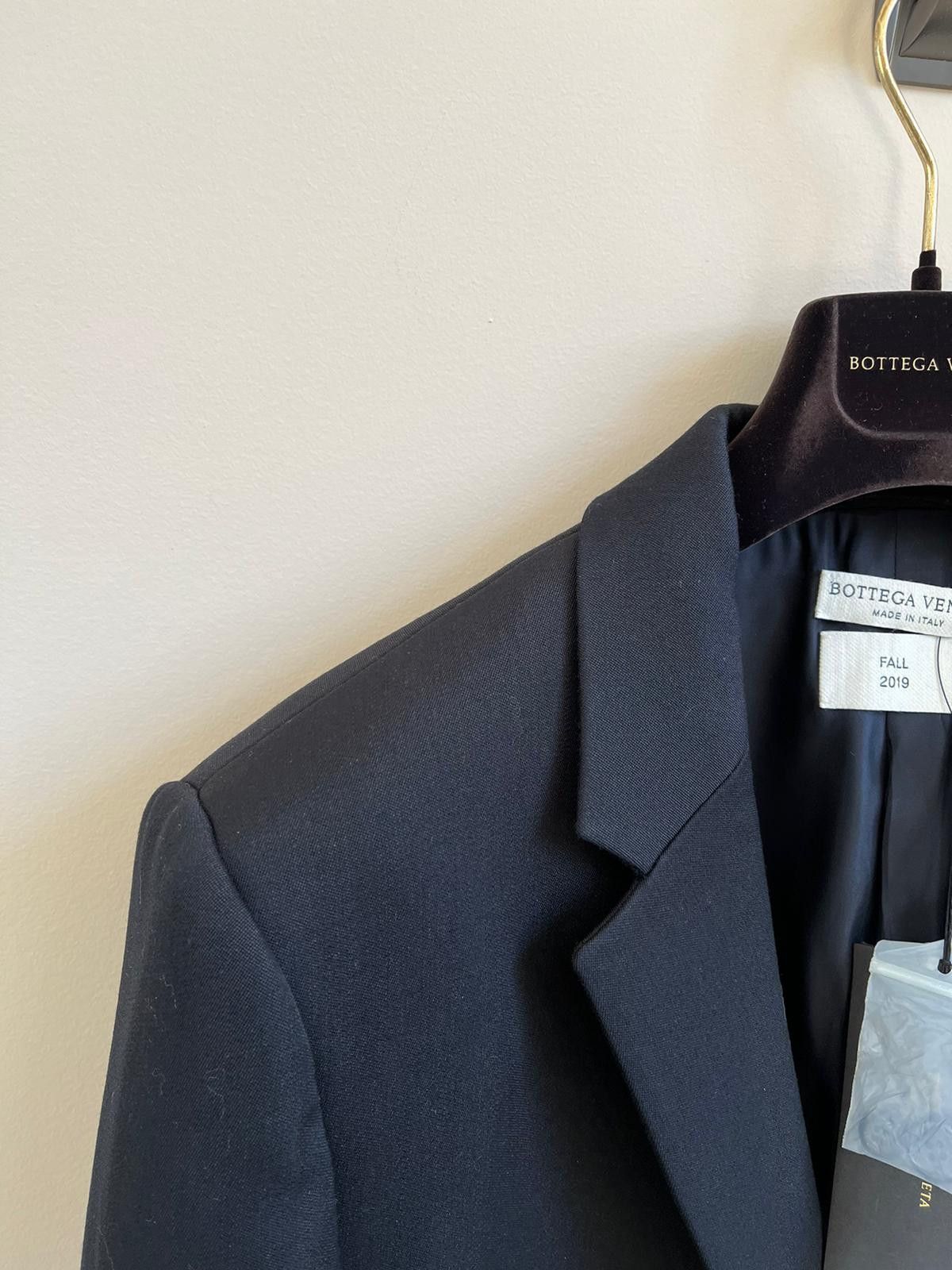 Bottega Veneta Double Compact Wool Blazer in Black Color Size US M / EU 48-50 / 2 - 10 Thumbnail
