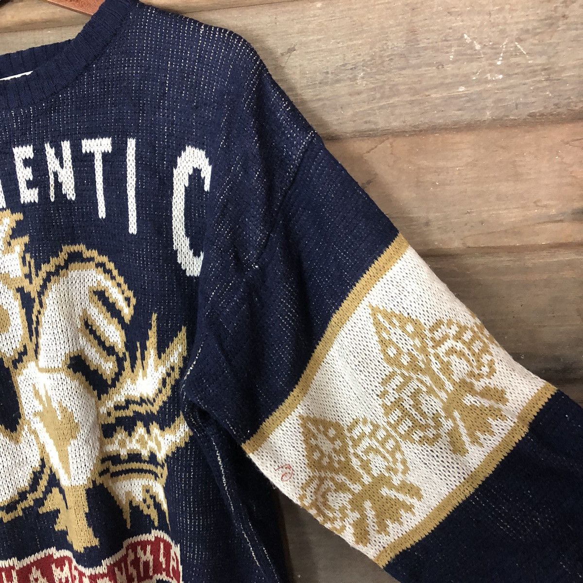 Homespun Knitwear DL Inter State authentic championship vintage Knitwear #6860 Size US L / EU 52-54 / 3 - 8 Thumbnail