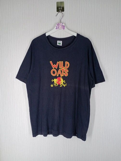image of Vintage Keith Haring Wild Oats Art Tshirt in Black, Men's (Size Large)