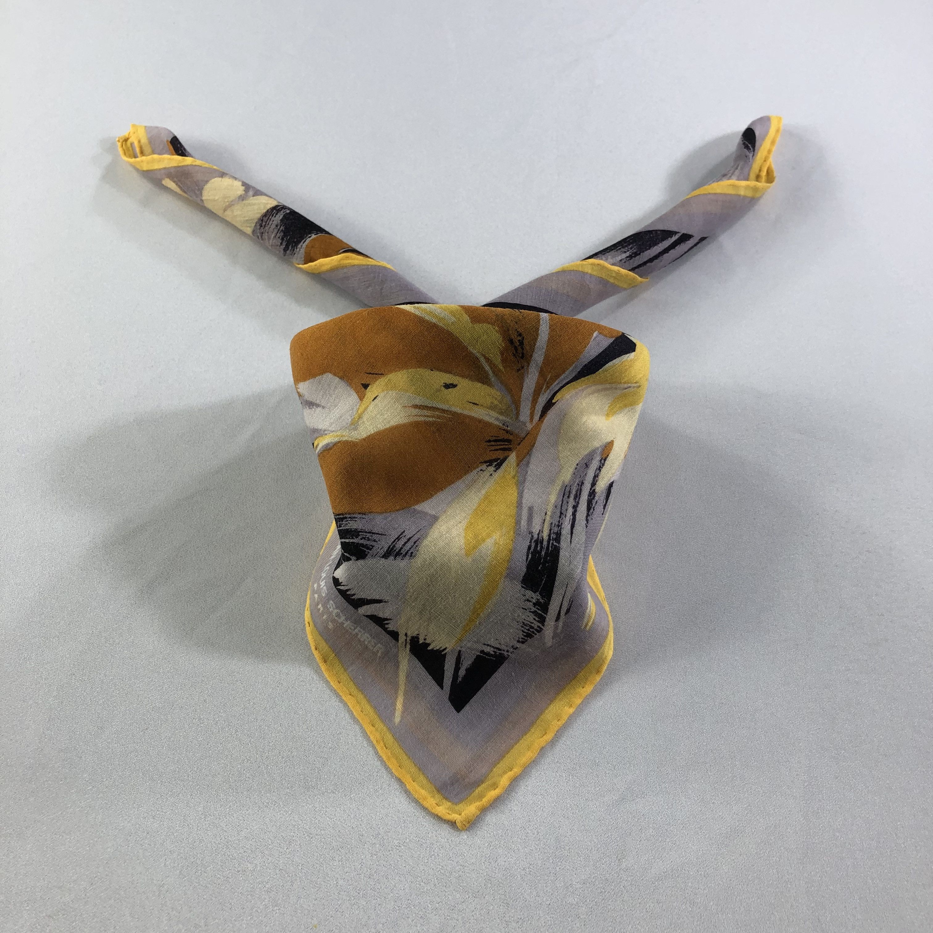 Jean-Louis Scherrer Jean Louis Scherrer Handkerchief Neckerchief Bandana H2058 Size ONE SIZE - 2 Thumbnail