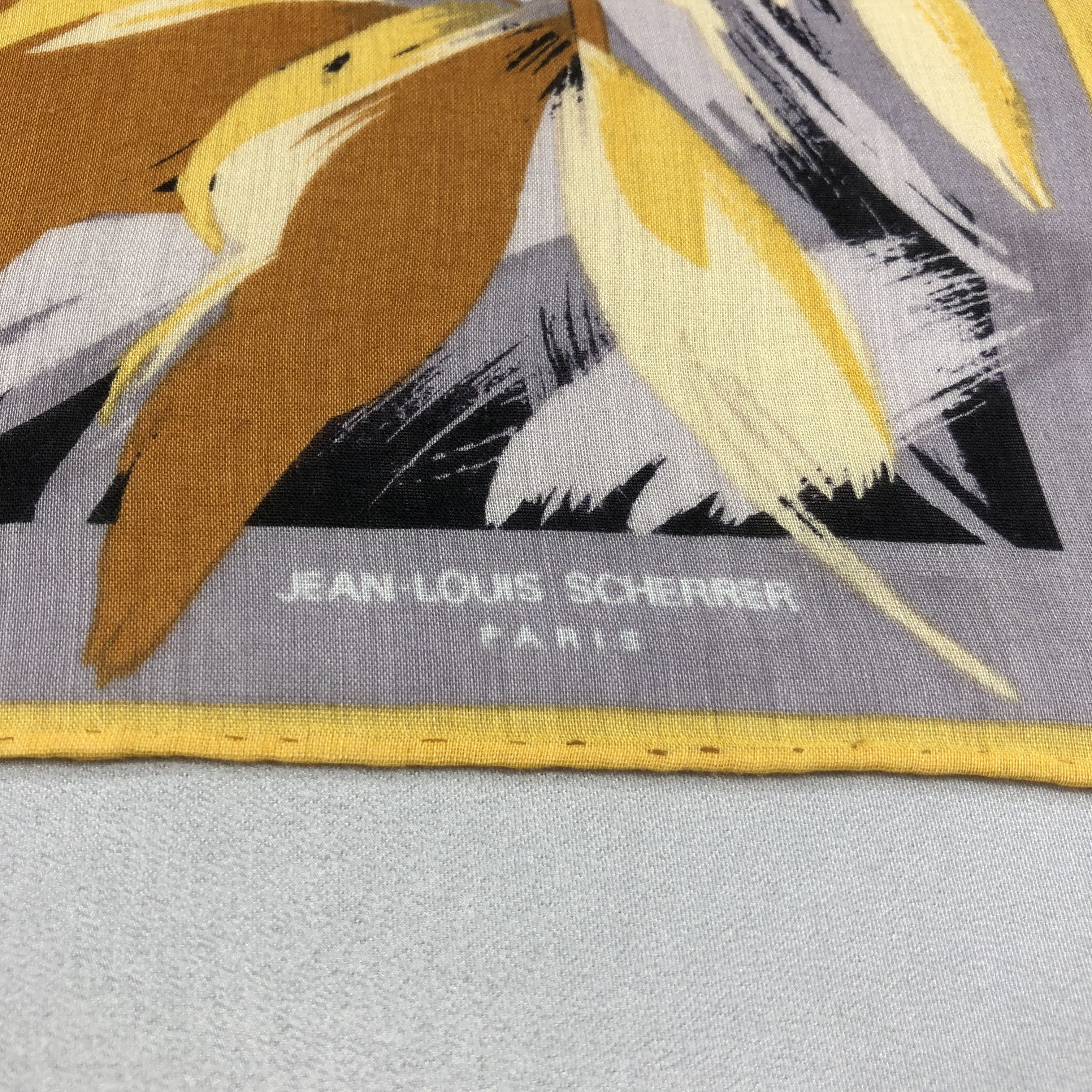 Jean-Louis Scherrer Jean Louis Scherrer Handkerchief Neckerchief Bandana H2058 Size ONE SIZE - 4 Thumbnail