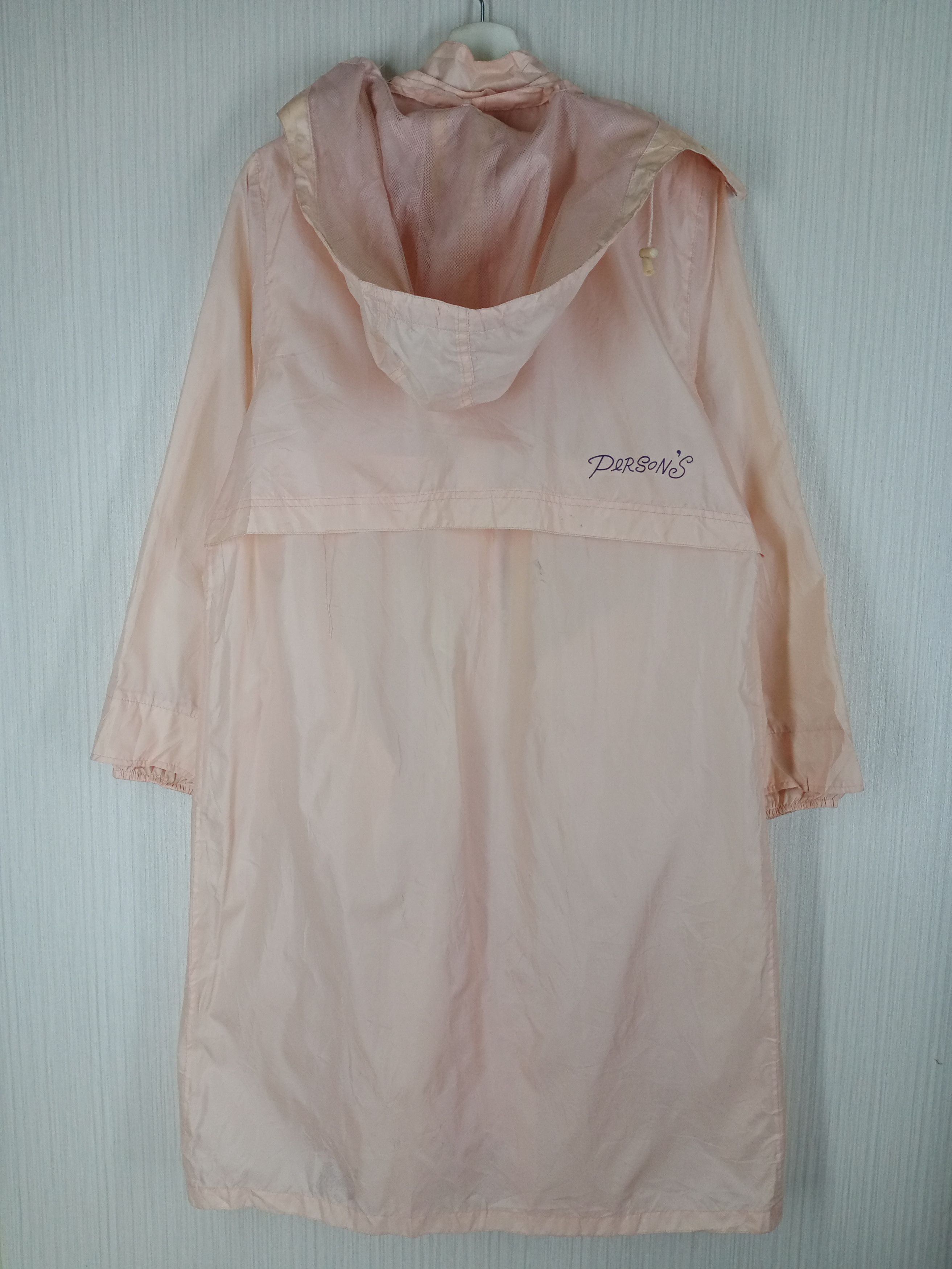 PERSON'S Person's Long Jacket Rain Coat Hoodie Size US L / EU 52-54 / 3 - 3 Thumbnail