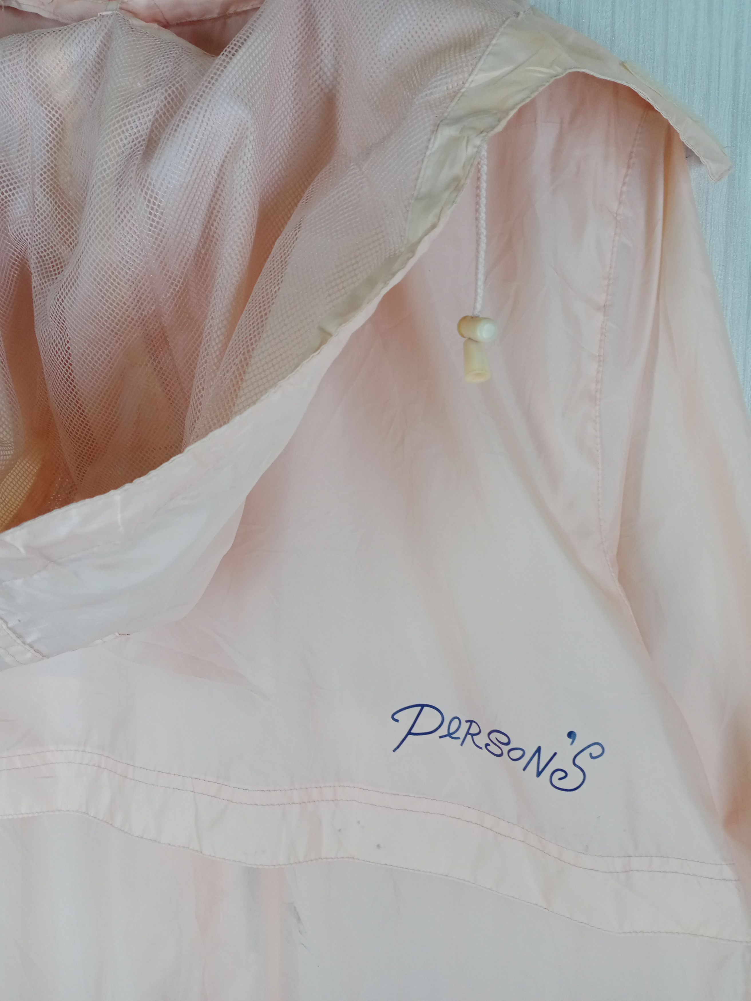 PERSON'S Person's Long Jacket Rain Coat Hoodie Size US L / EU 52-54 / 3 - 7 Thumbnail
