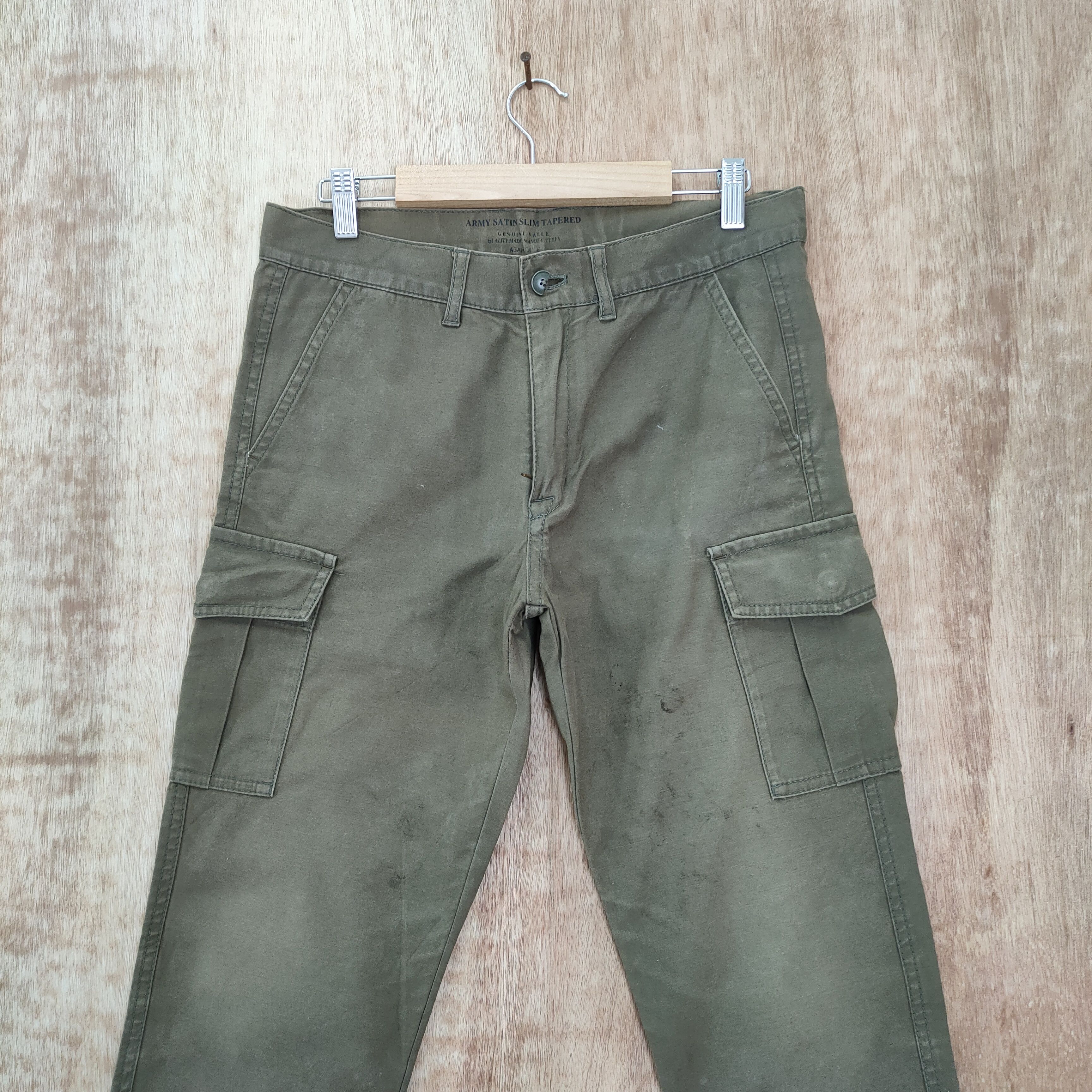 ABAHOUSE VINTAGE ABAHOUSE FADED CARGO PANTS Size US 30 / EU 46 - 5 Thumbnail