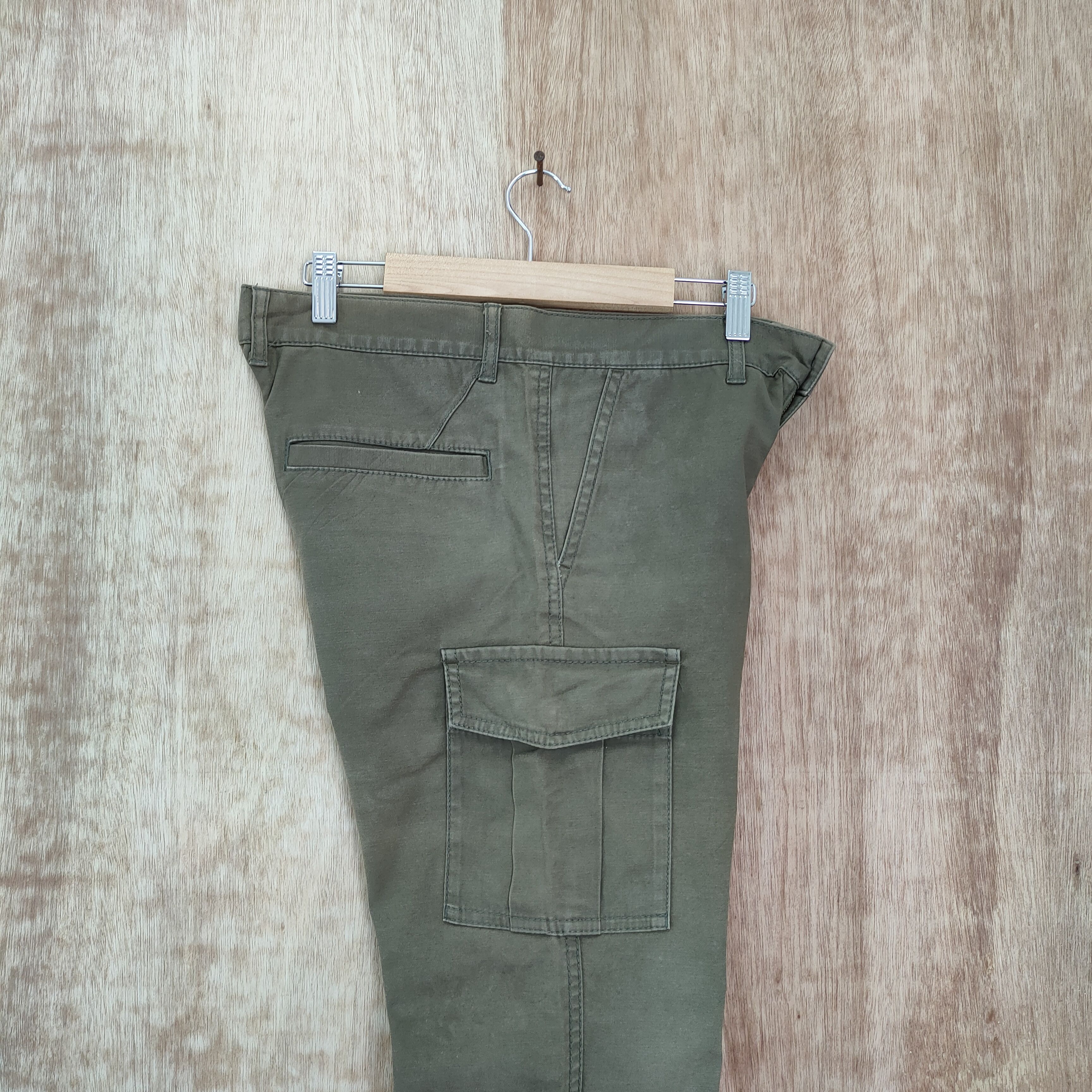 ABAHOUSE VINTAGE ABAHOUSE FADED CARGO PANTS Size US 30 / EU 46 - 12 Thumbnail