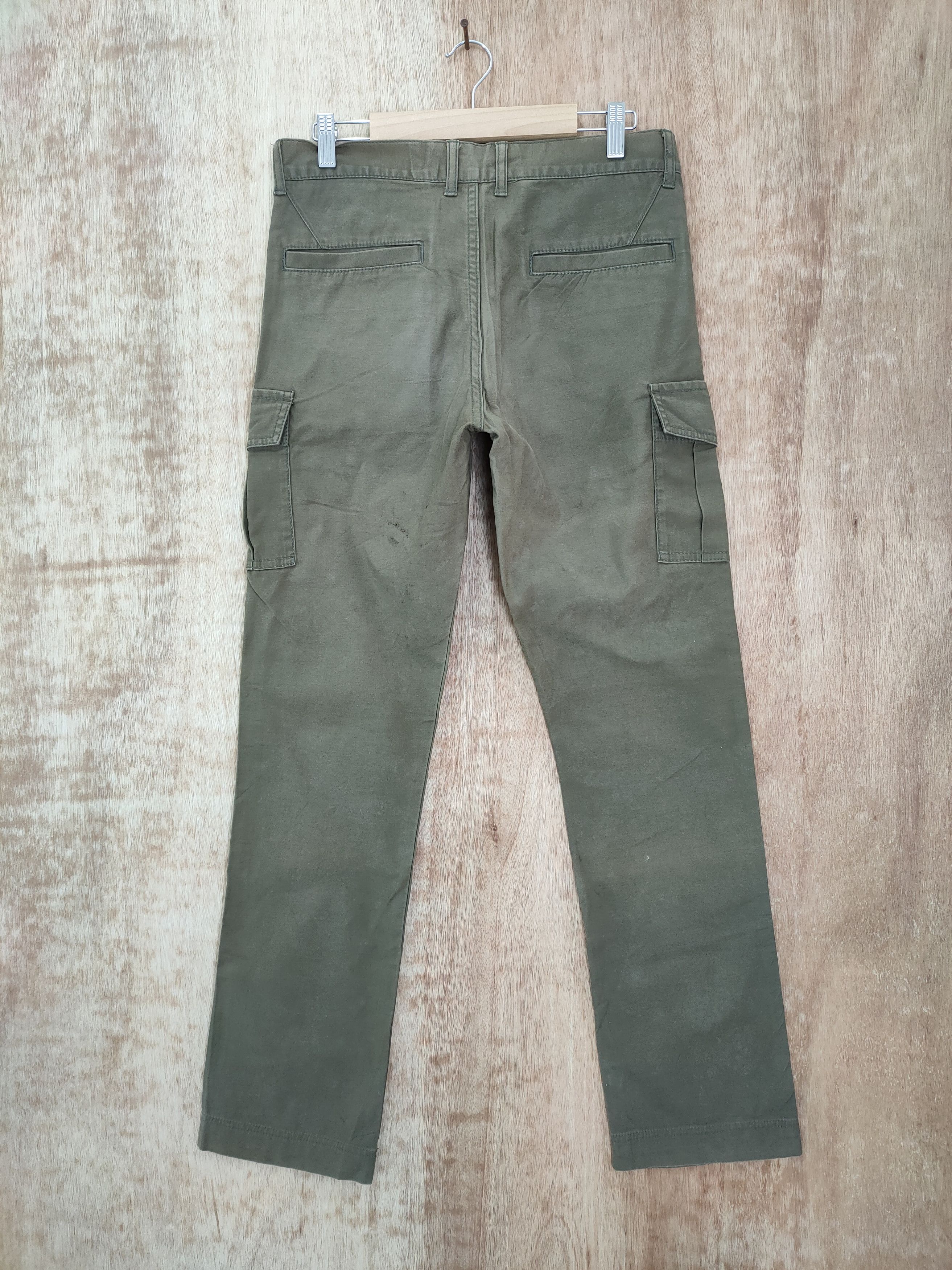 ABAHOUSE VINTAGE ABAHOUSE FADED CARGO PANTS Size US 30 / EU 46 - 4 Thumbnail