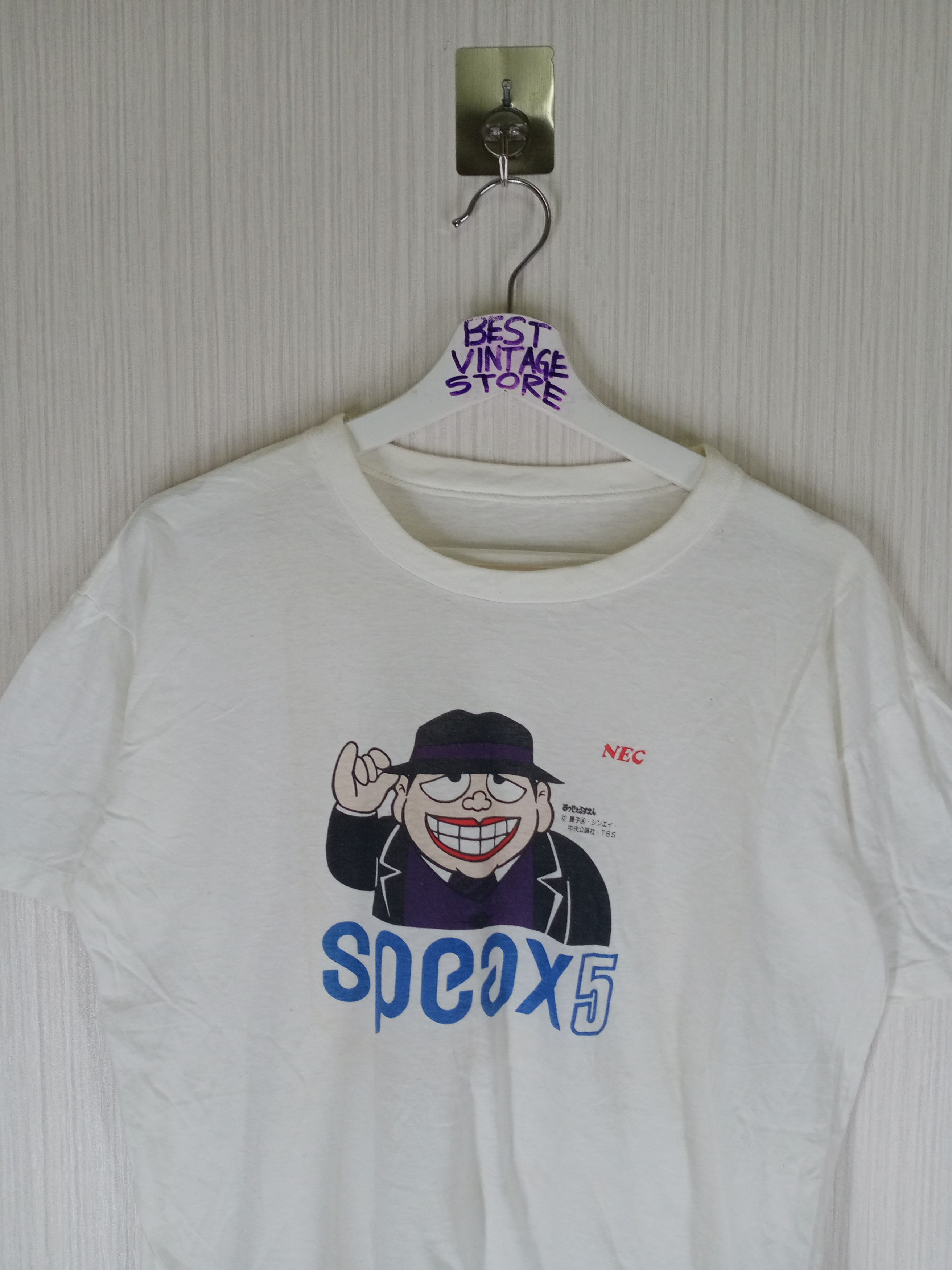 Japanese Brand Vintage NEC Speax 5 Tshirt Size US M / EU 48-50 / 2 - 1 Thumbnail