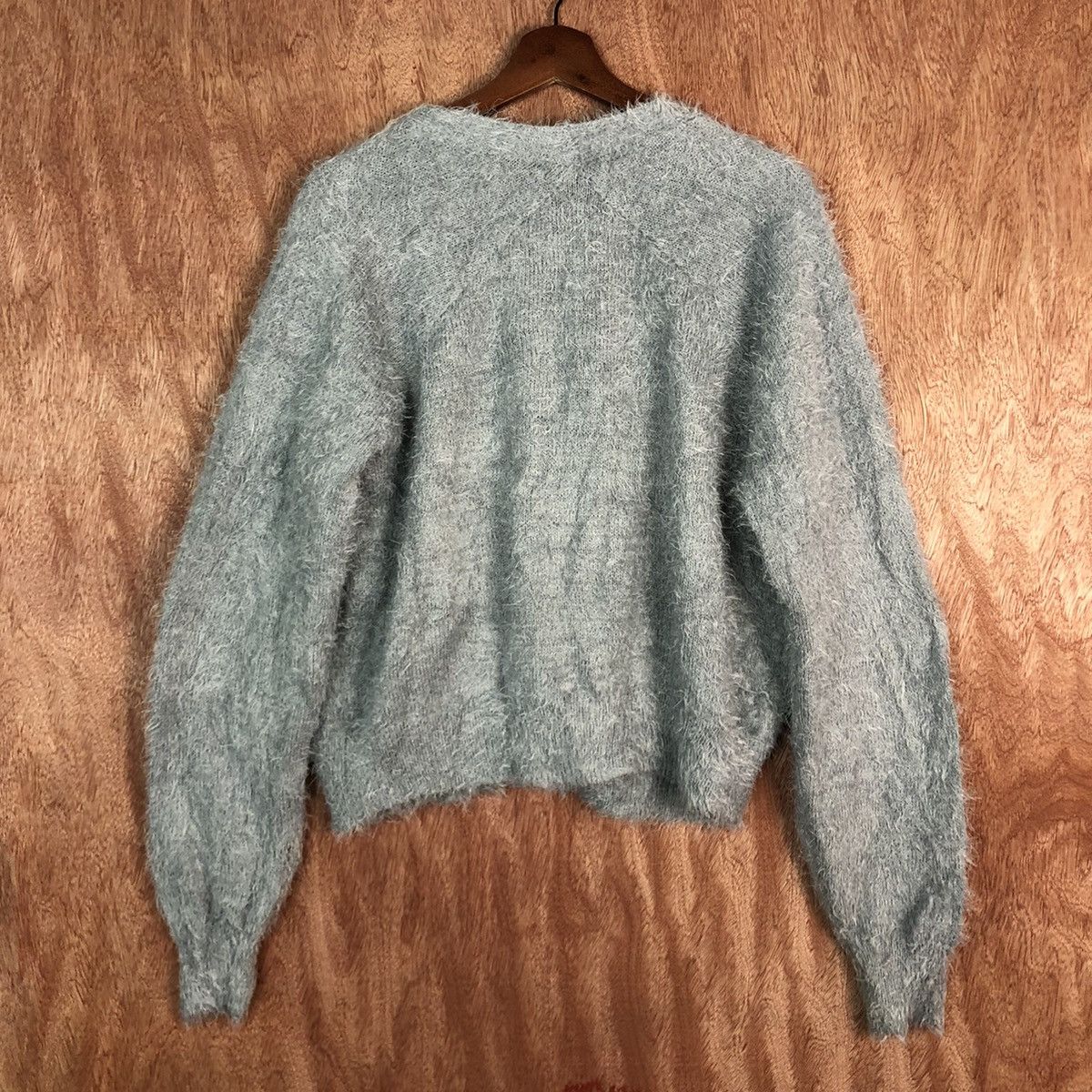 Japanese Brand DL Hyphen World Gallery cardigan shaggy Knitwear #c372 Size M / US 6-8 / IT 42-44 - 10 Thumbnail