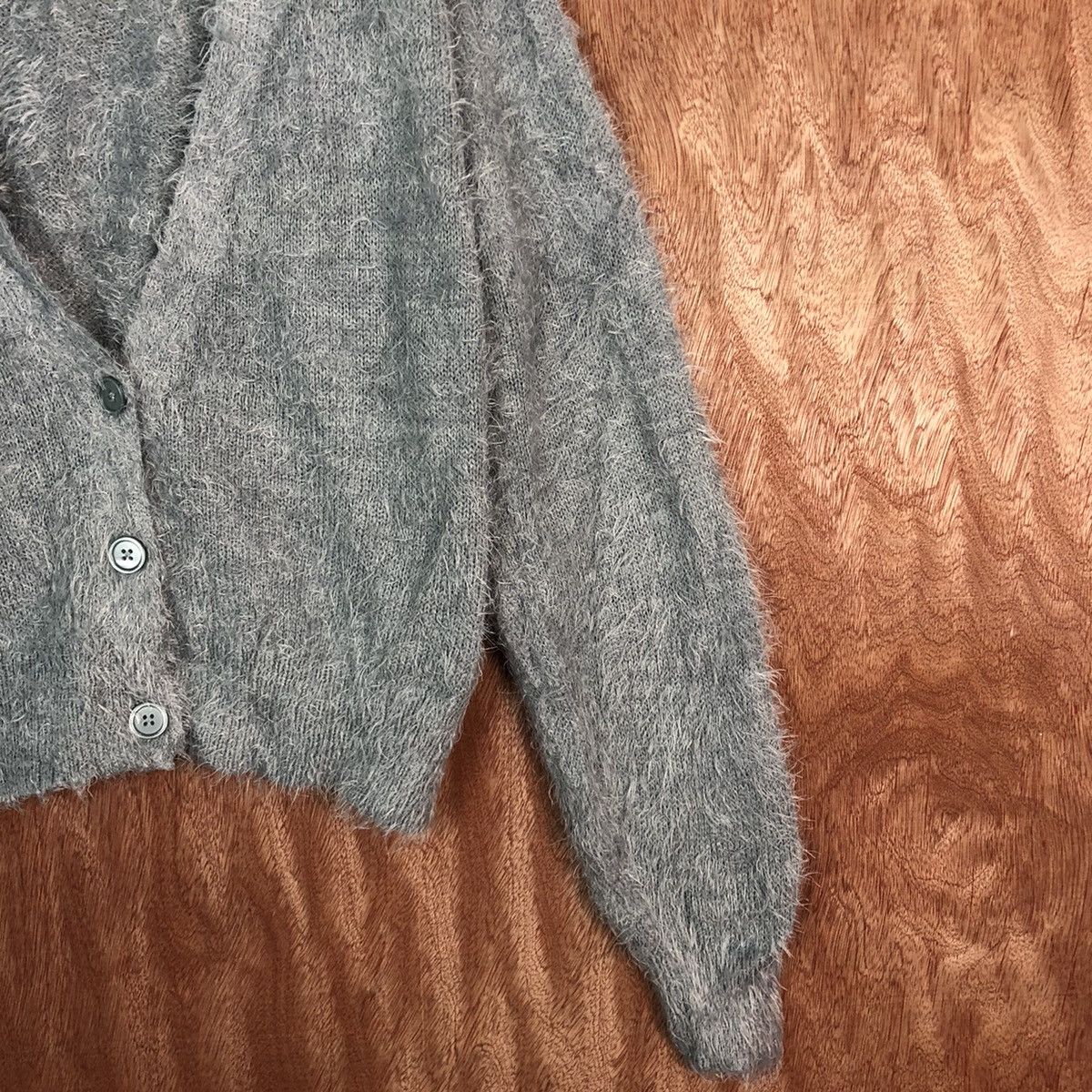 Japanese Brand DL Hyphen World Gallery cardigan shaggy Knitwear #c372 Size M / US 6-8 / IT 42-44 - 5 Thumbnail