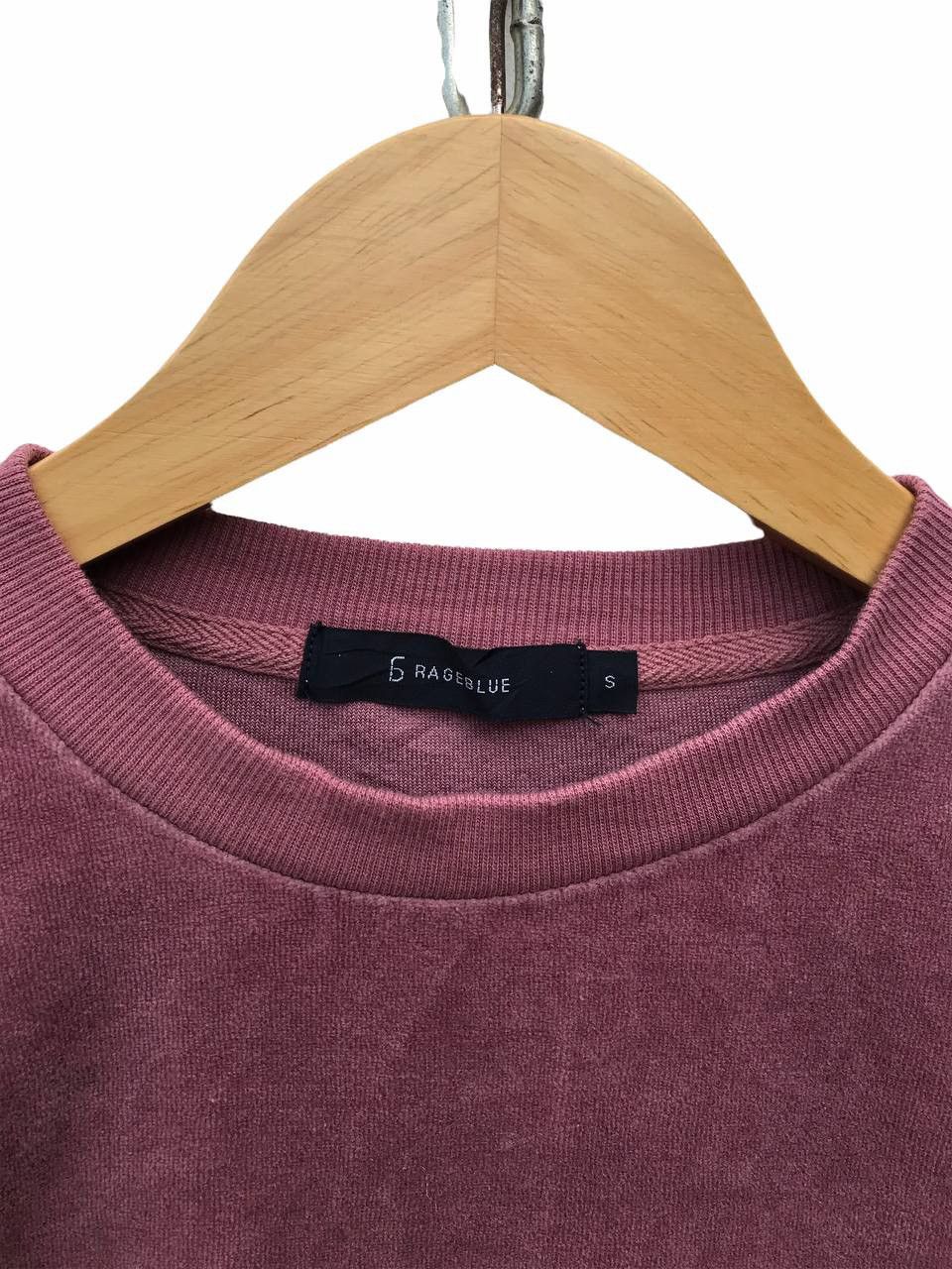 RAGEBLUE Rageblue Velvet Colourblock Casual Sweatshirt Size US S / EU 44-46 / 1 - 2 Thumbnail