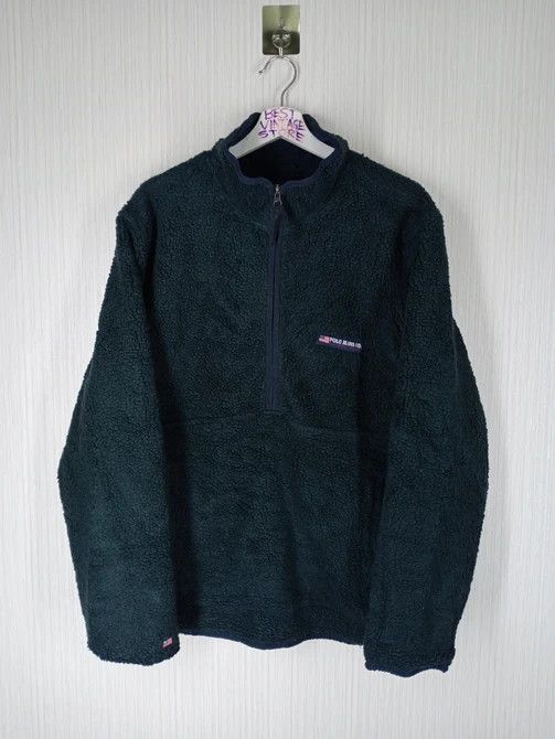 Lauren Ralph Lauren Vintage Polo Jeans Co. Half Zipper Sherpa Fleece Size US L / EU 52-54 / 3 - 2 Thumbnail