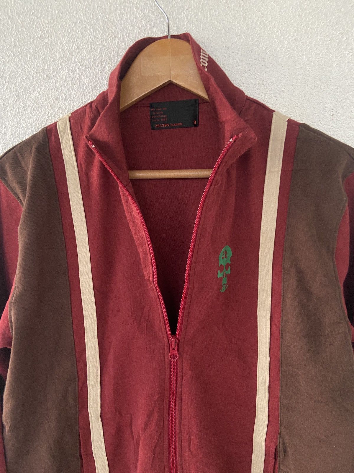 Japanese Brand Vintage 291295 Homme Zip Up Jacket Made in Japan Size US M / EU 48-50 / 2 - 4 Thumbnail