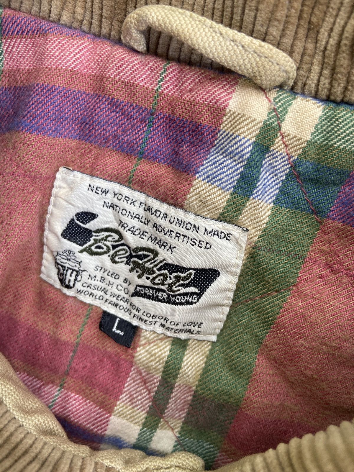 Vintage Vintage Be-Hot Button Up Chore Jacket Size US L / EU 52-54 / 3 - 8 Thumbnail