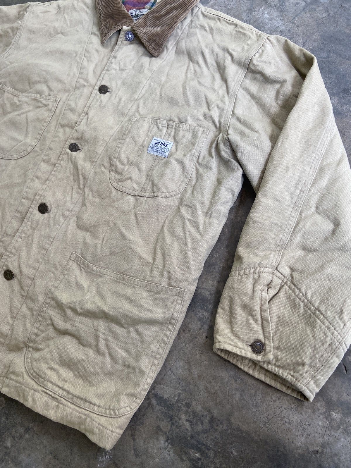 Vintage Vintage Be-Hot Button Up Chore Jacket Size US L / EU 52-54 / 3 - 4 Thumbnail