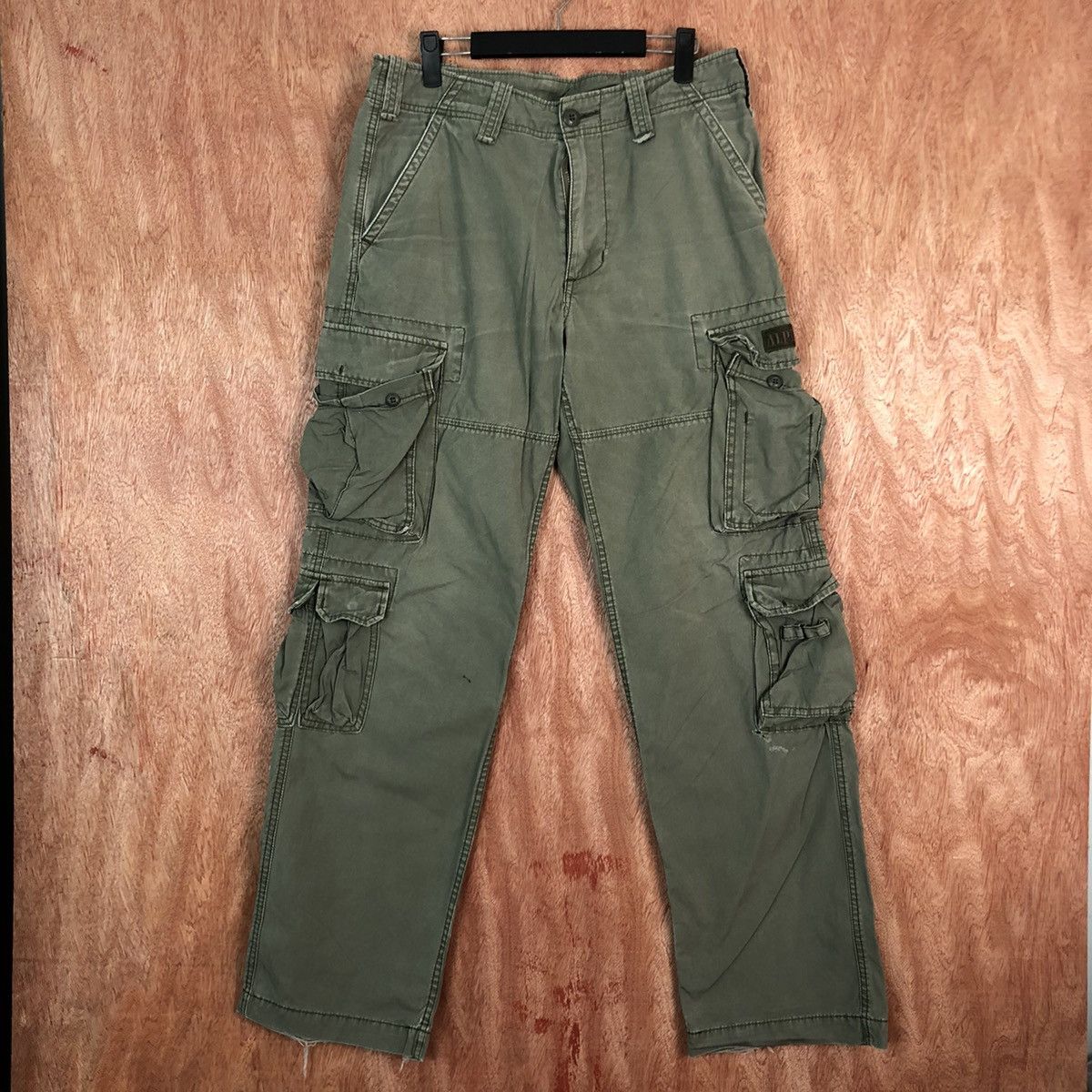 Alpha Industries DL Alpha Industries Green Multipocket Cargo Pant #c406 Size US 32 / EU 48 - 1 Thumbnail