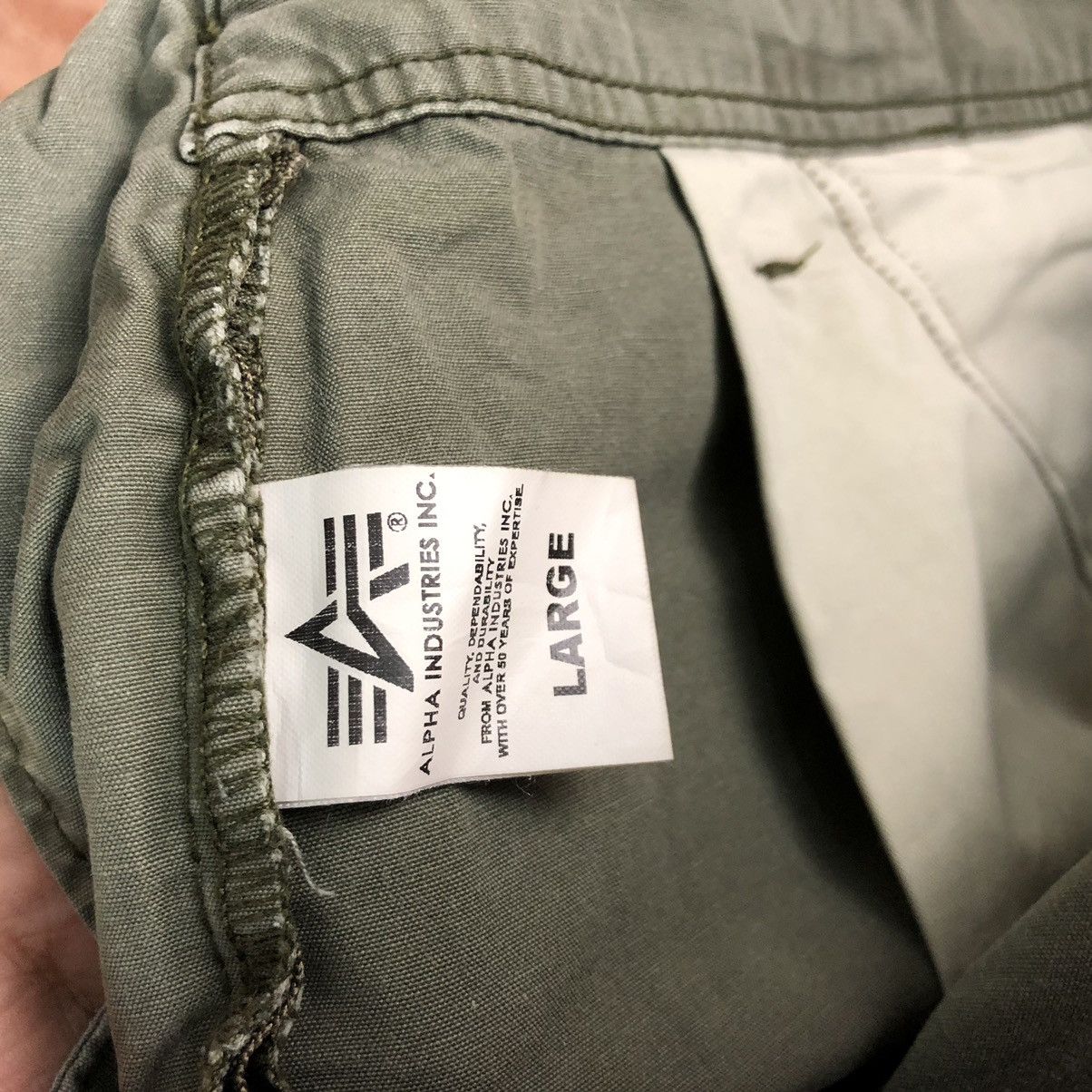 Alpha Industries DL Alpha Industries Green Multipocket Cargo Pant #c406 Size US 32 / EU 48 - 15 Thumbnail