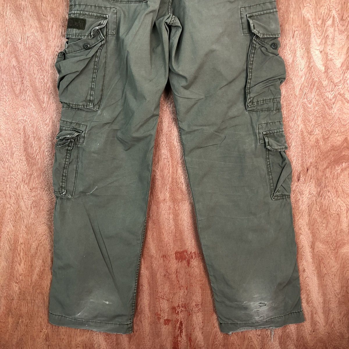 Alpha Industries DL Alpha Industries Green Multipocket Cargo Pant #c406 Size US 32 / EU 48 - 11 Thumbnail