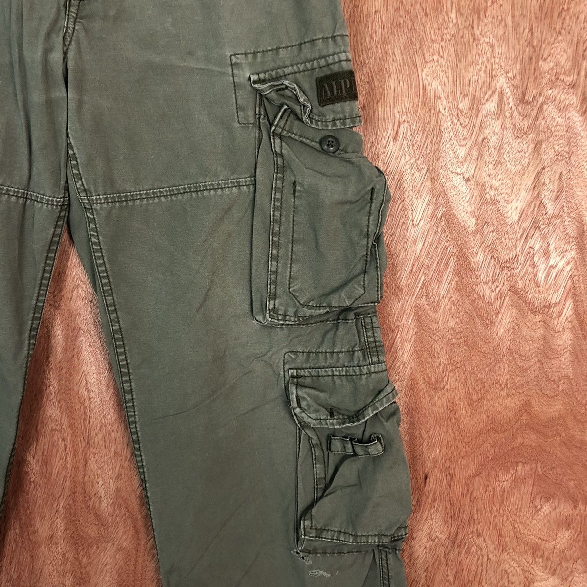 Alpha Industries DL Alpha Industries Green Multipocket Cargo Pant #c406 Size US 32 / EU 48 - 5 Thumbnail
