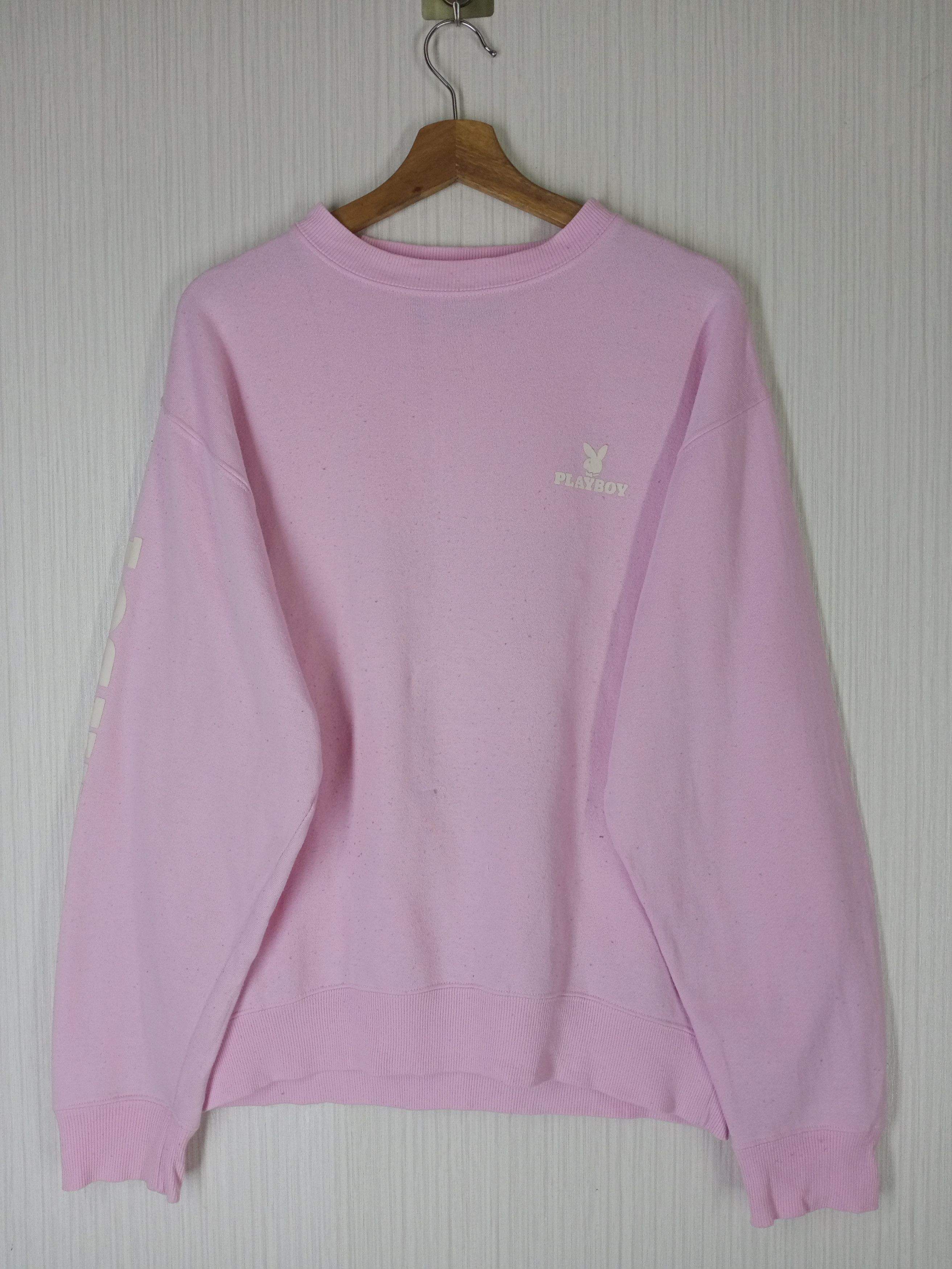 Playboy Rare Vintage Playboy Embroidered Big Logo Sweatshirt Size US L / EU 52-54 / 3 - 3 Thumbnail