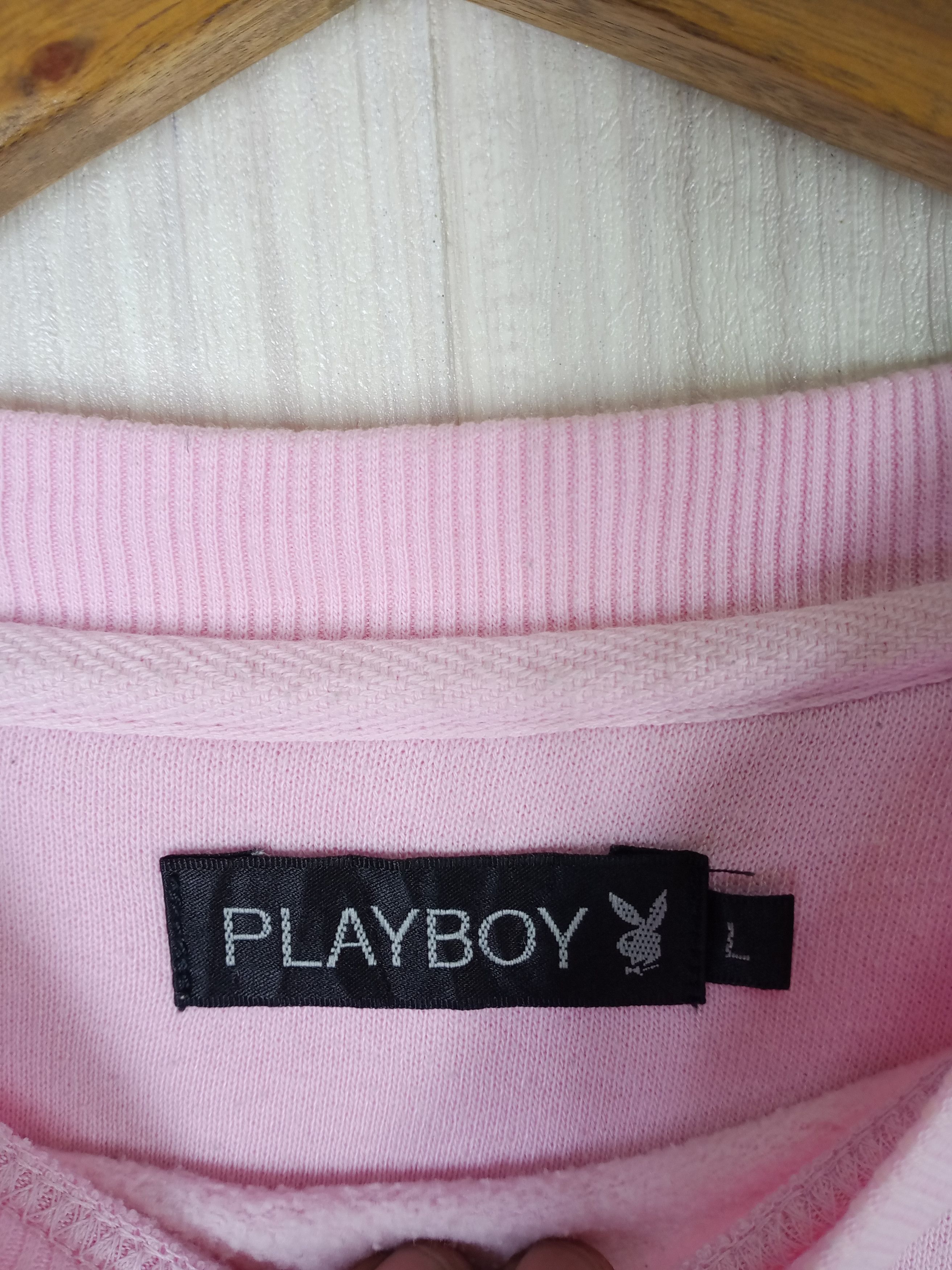 Playboy Rare Vintage Playboy Embroidered Big Logo Sweatshirt Size US L / EU 52-54 / 3 - 7 Thumbnail