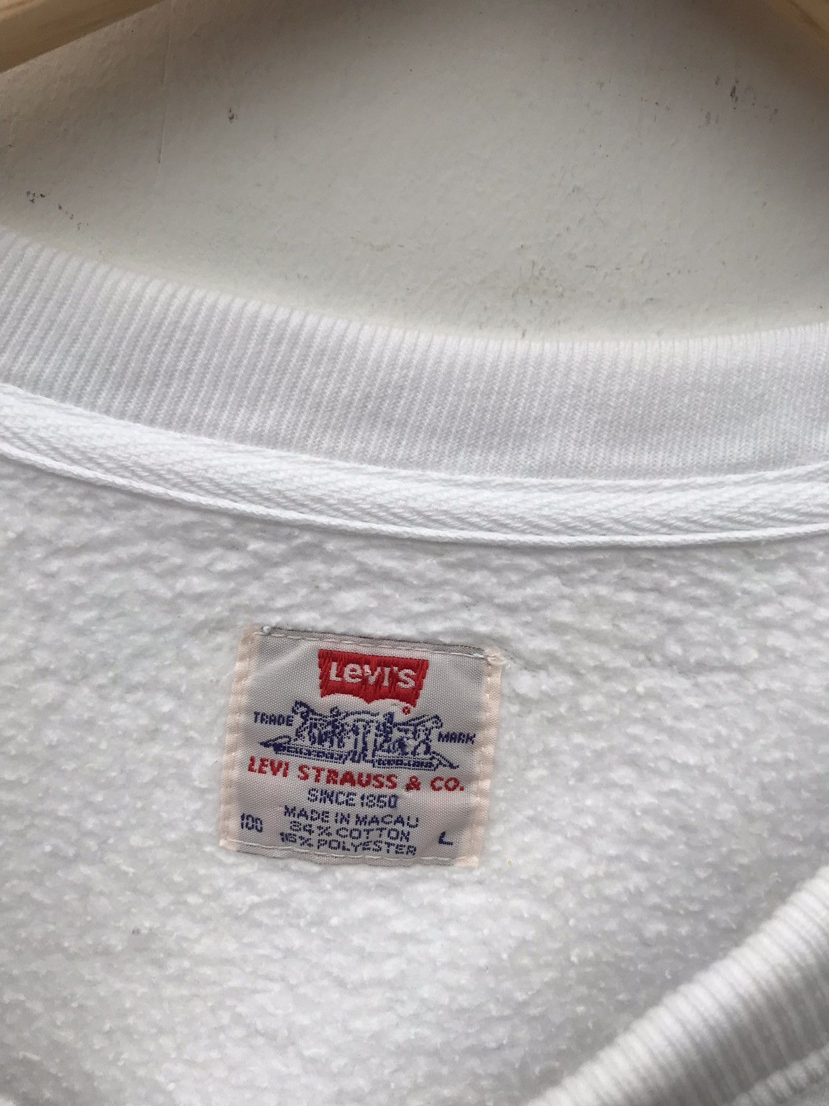 Levi's Levis Jeans California Spellout Sweatshirt Size US M / EU 48-50 / 2 - 3 Thumbnail