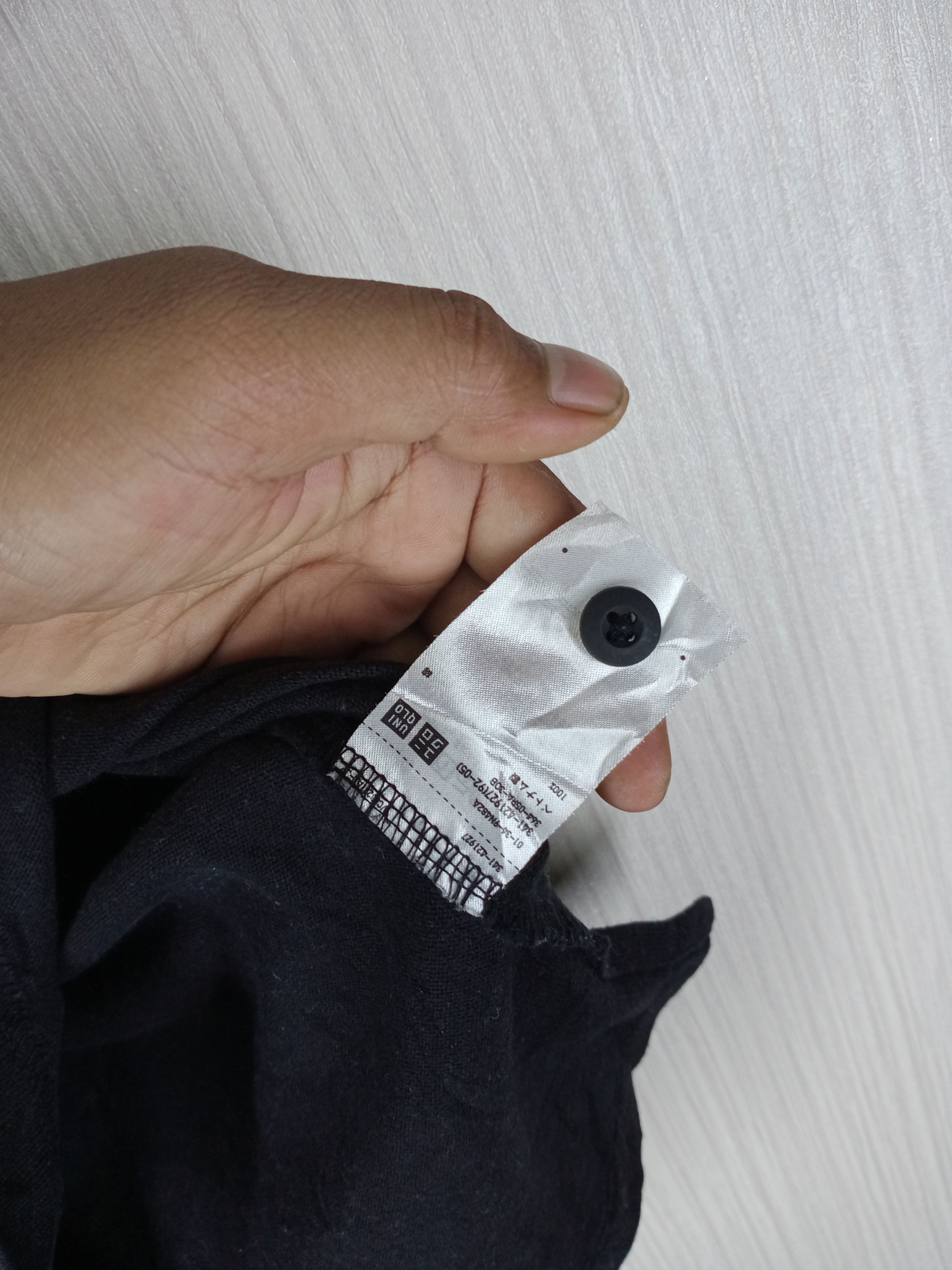 Engineered Garments × Uniqlo Engineered Garments Uniqlo Black Polo Tee Size US L / EU 52-54 / 3 - 4 Thumbnail