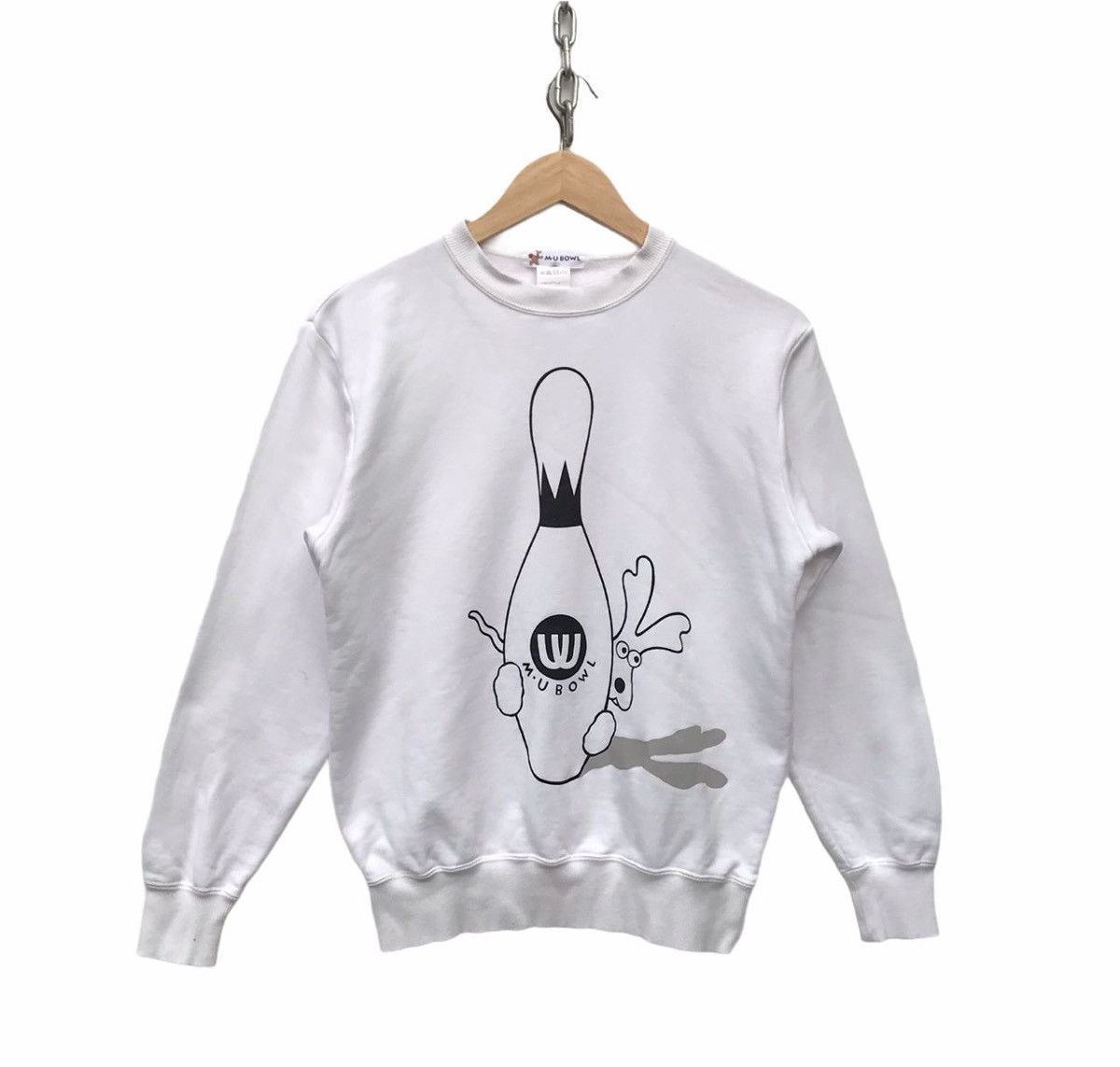 Japanese Brand M.U Bowl Japanese Streetwear Sweatshirt Size US S / EU 44-46 / 1 - 1 Thumbnail