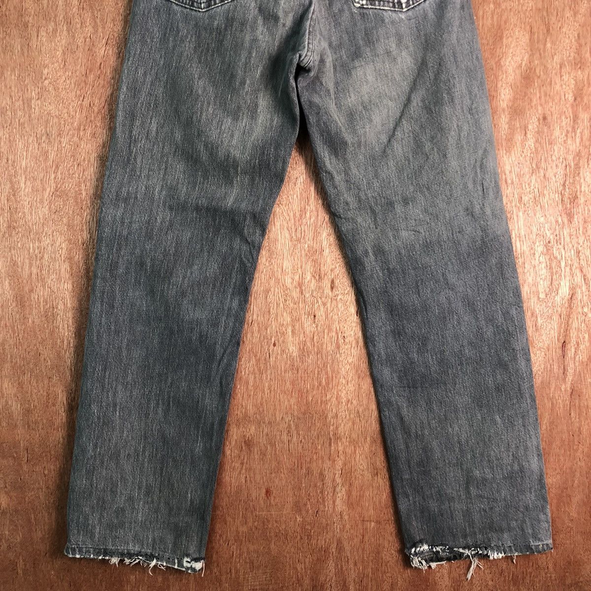 Levi's DLL Levi's Strauss Grey distressed Denim Jeans Pants #c284 Size US 29 - 11 Thumbnail