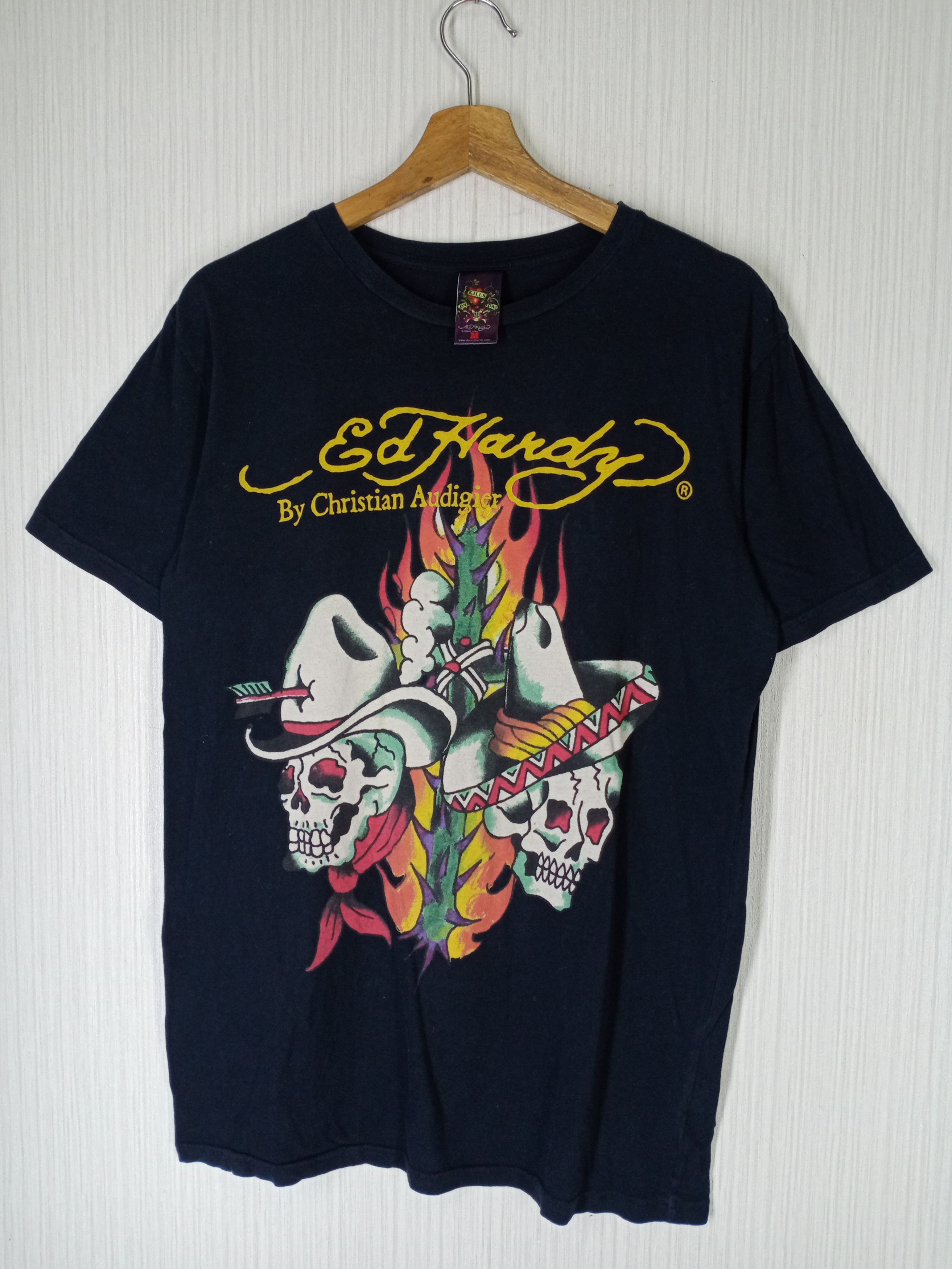 Christian Audigier Vintage Ed Hardy by Christian Audigier Tshirt Size US M / EU 48-50 / 2 - 1 Thumbnail