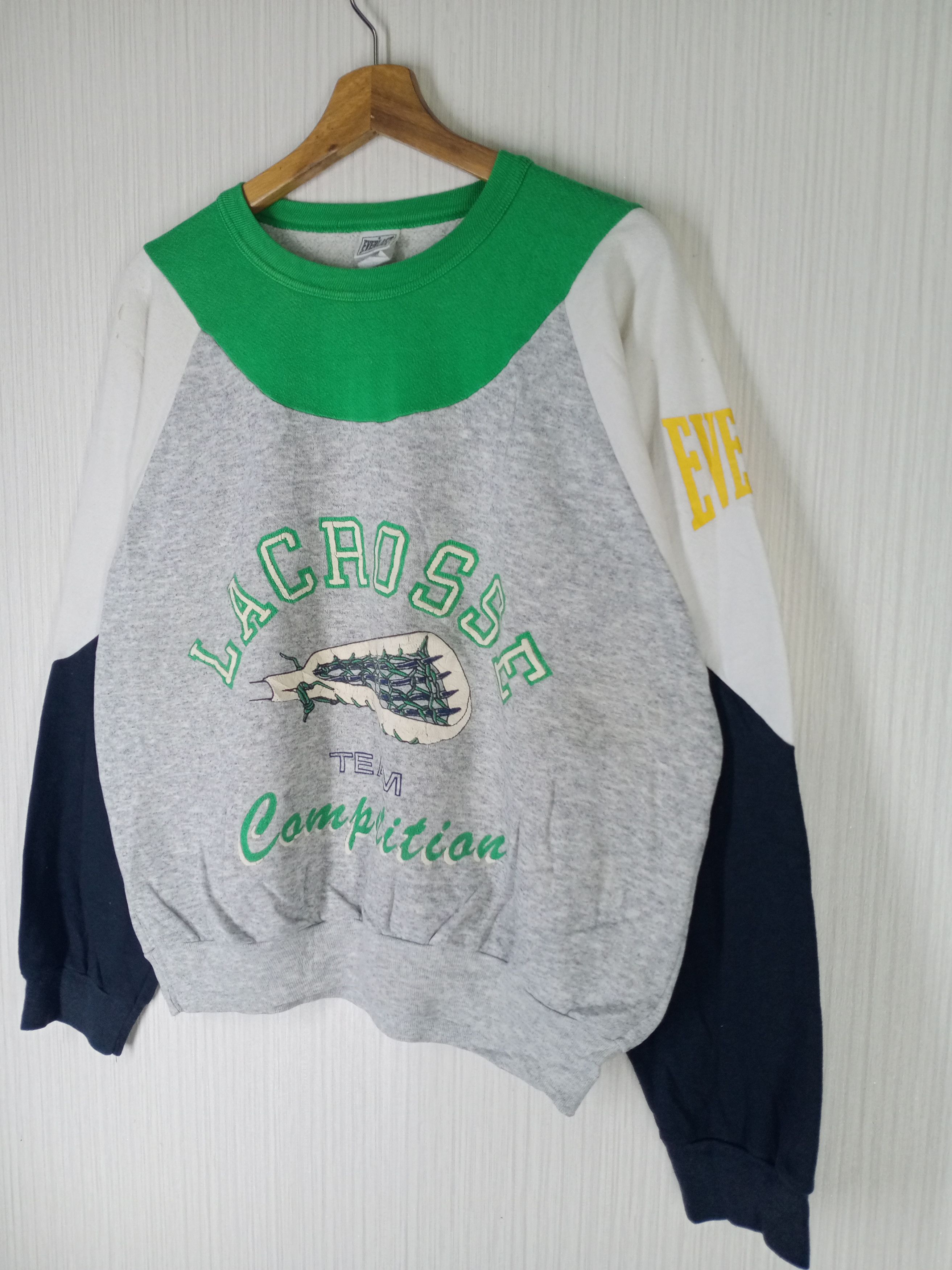 Everlast RARE VINTAGE 90S LACROSSE TEAM COMPETITION SWEATSHIRT Size US M / EU 48-50 / 2 - 5 Thumbnail