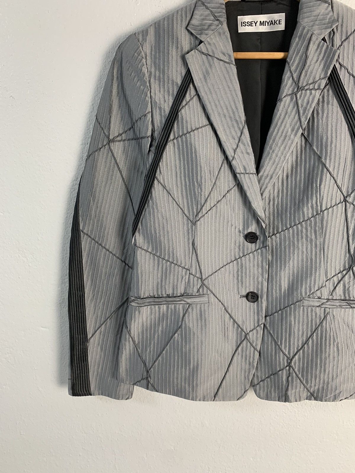 Issey Miyake Issey Miyske Patchwork Patent Jacket Size S / US 4 / IT 40 - 3 Thumbnail