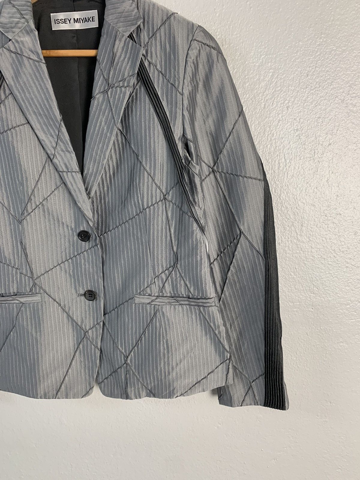 Issey Miyake Issey Miyske Patchwork Patent Jacket Size S / US 4 / IT 40 - 2 Thumbnail