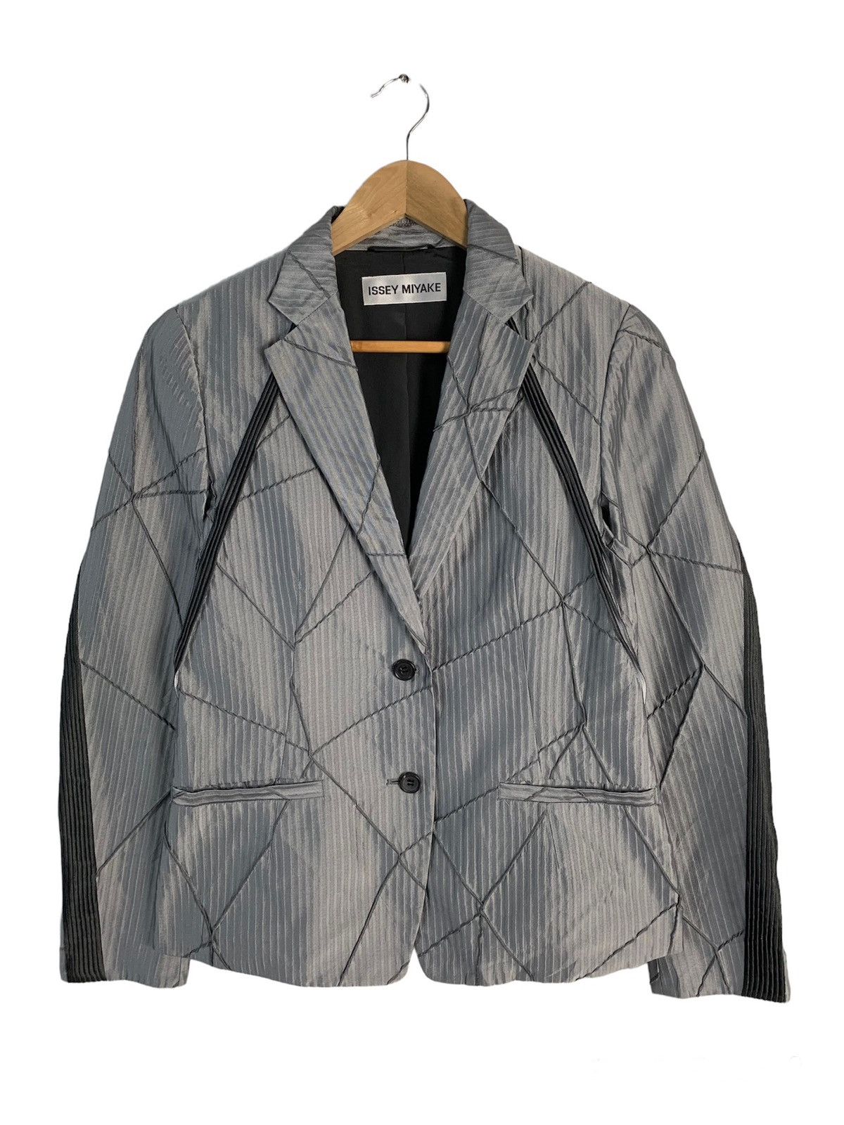Issey Miyake Issey Miyske Patchwork Patent Jacket Size S / US 4 / IT 40 - 1 Thumbnail