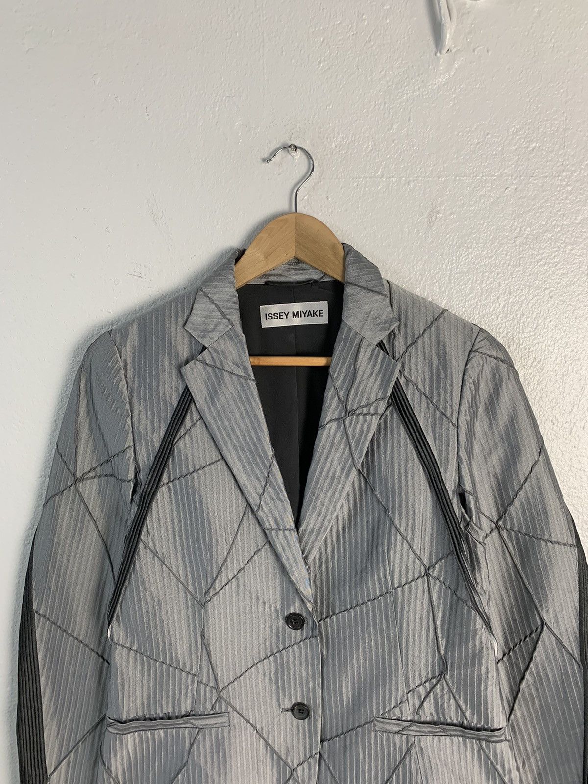 Issey Miyake Issey Miyske Patchwork Patent Jacket Size S / US 4 / IT 40 - 4 Thumbnail