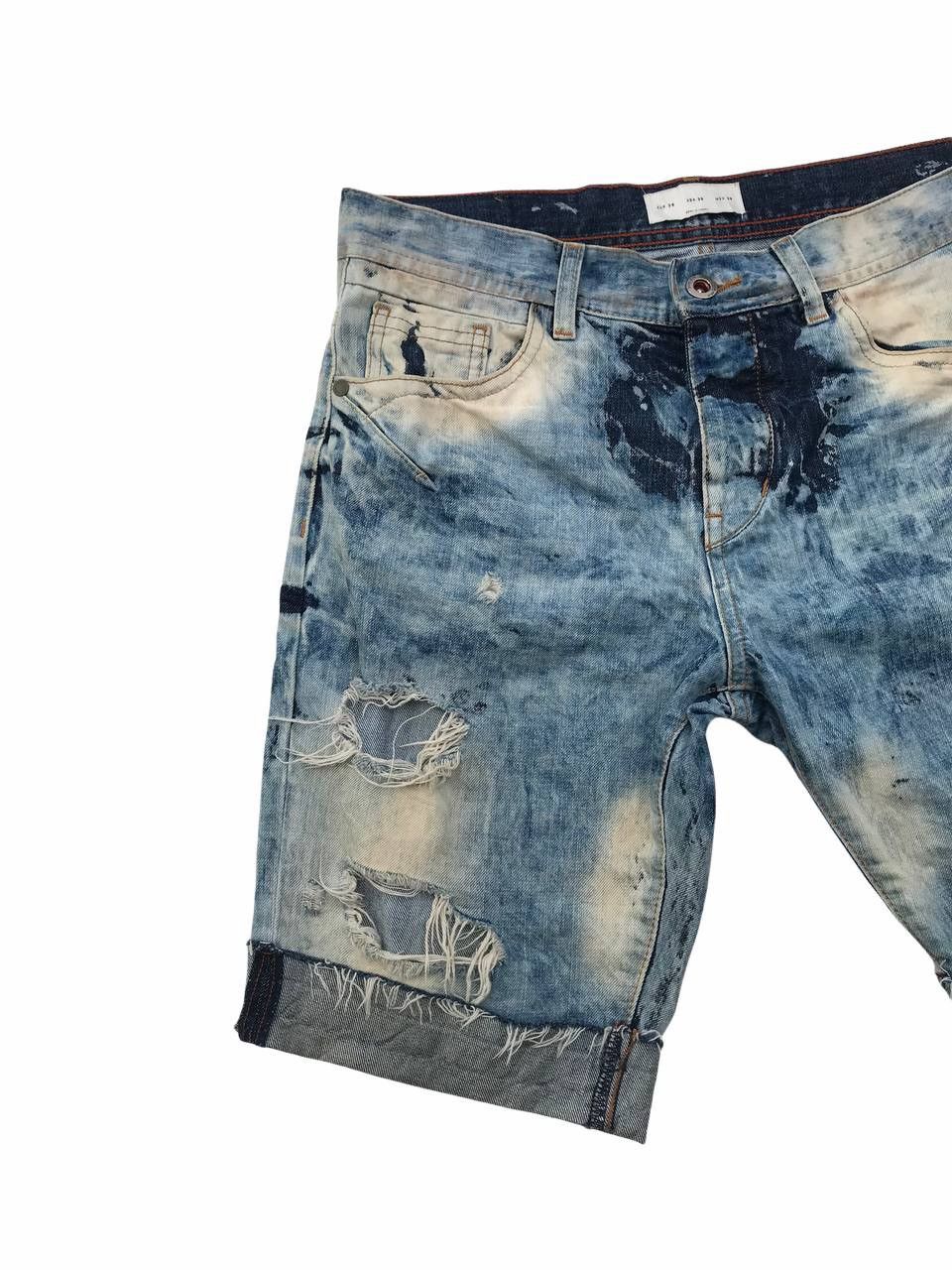 Zara Zara shorts distressed denim Size US 30 / EU 46 - 2 Thumbnail