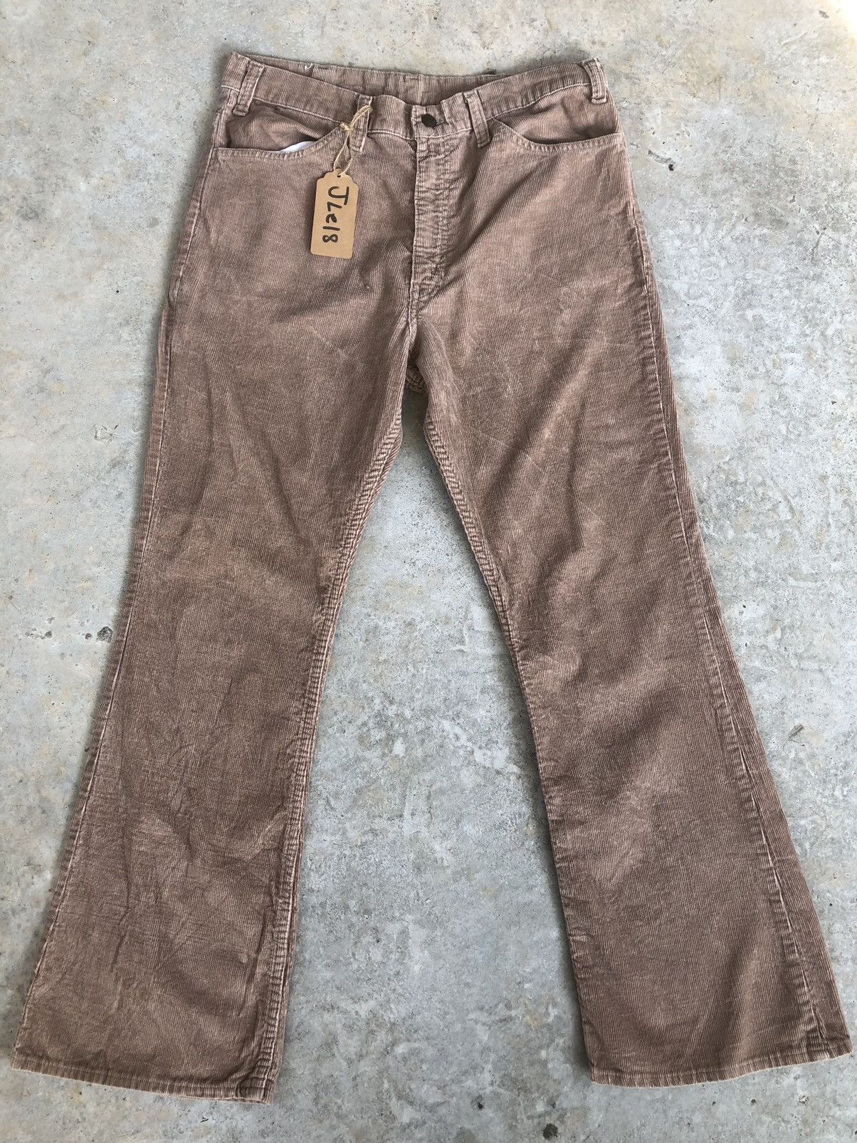 Levi's Vintage 70’s Levi’s Flared Jeans Corduroy Pants 646 Size US 33 - 1 Thumbnail